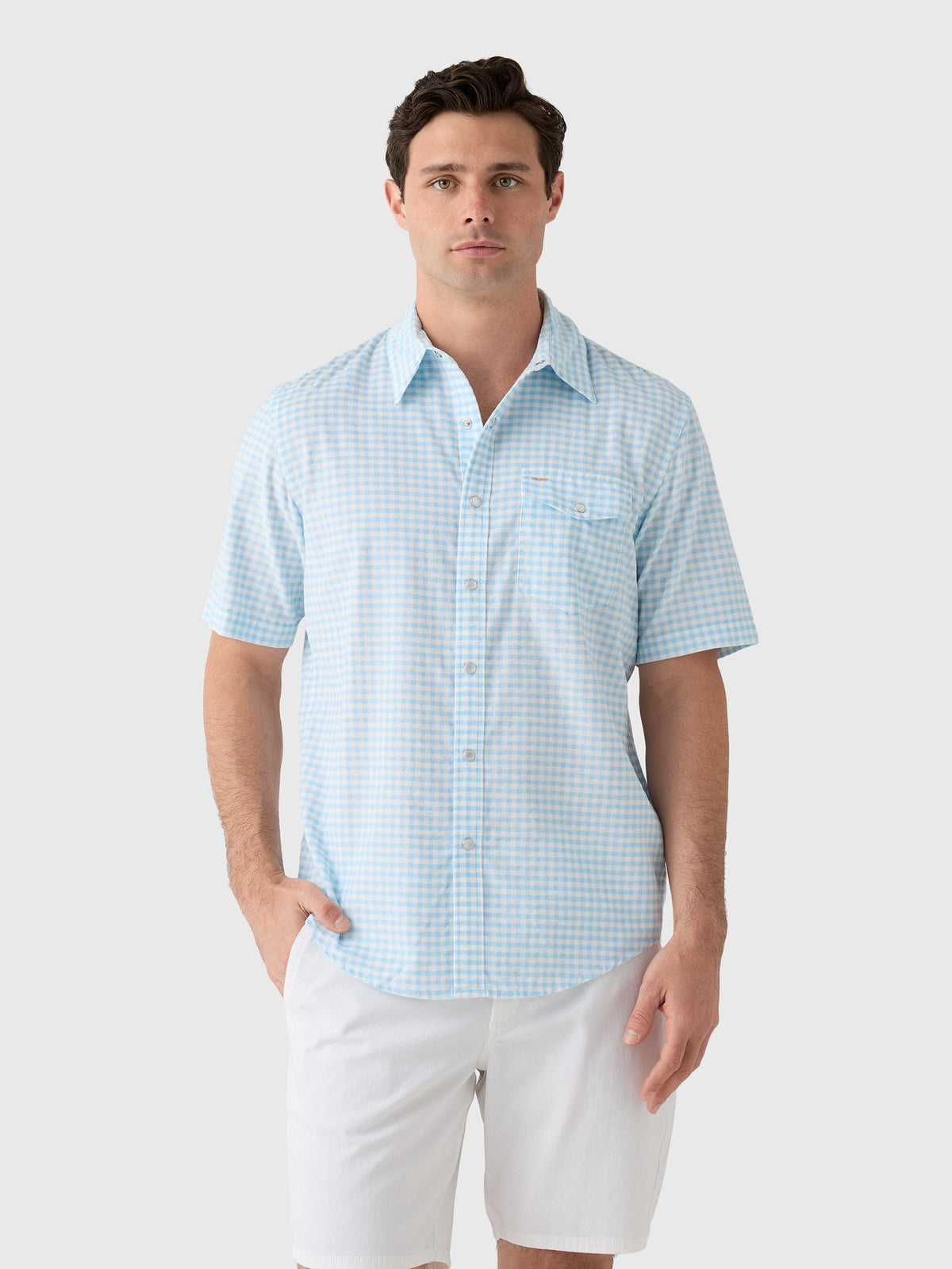 Criquet Men's Corduroy Pearl Snap Shirt