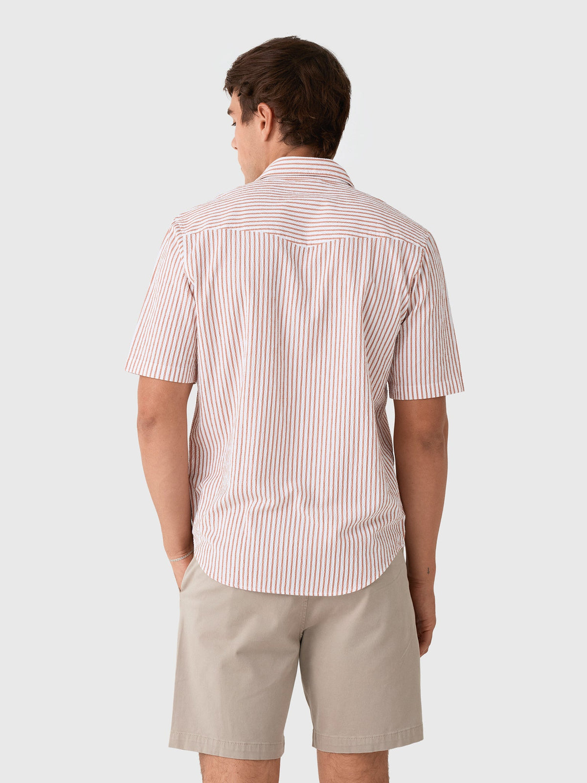 Criquet Men's Short Sleeve Performance Pearl Snap Shirt
