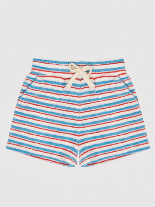 Minnow Boys' Jetty Stripe French Terry Short