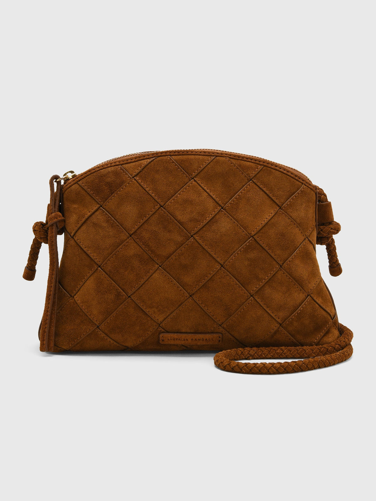 Loeffler Randall Mallory Woven Suede Crossbody