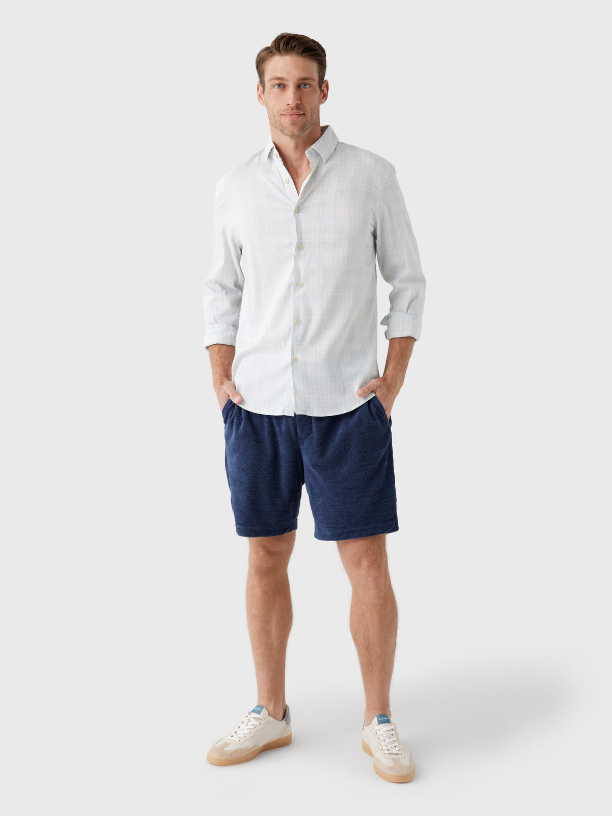 Faherty Brand Men's Cabana Towel Terry Sweatshort