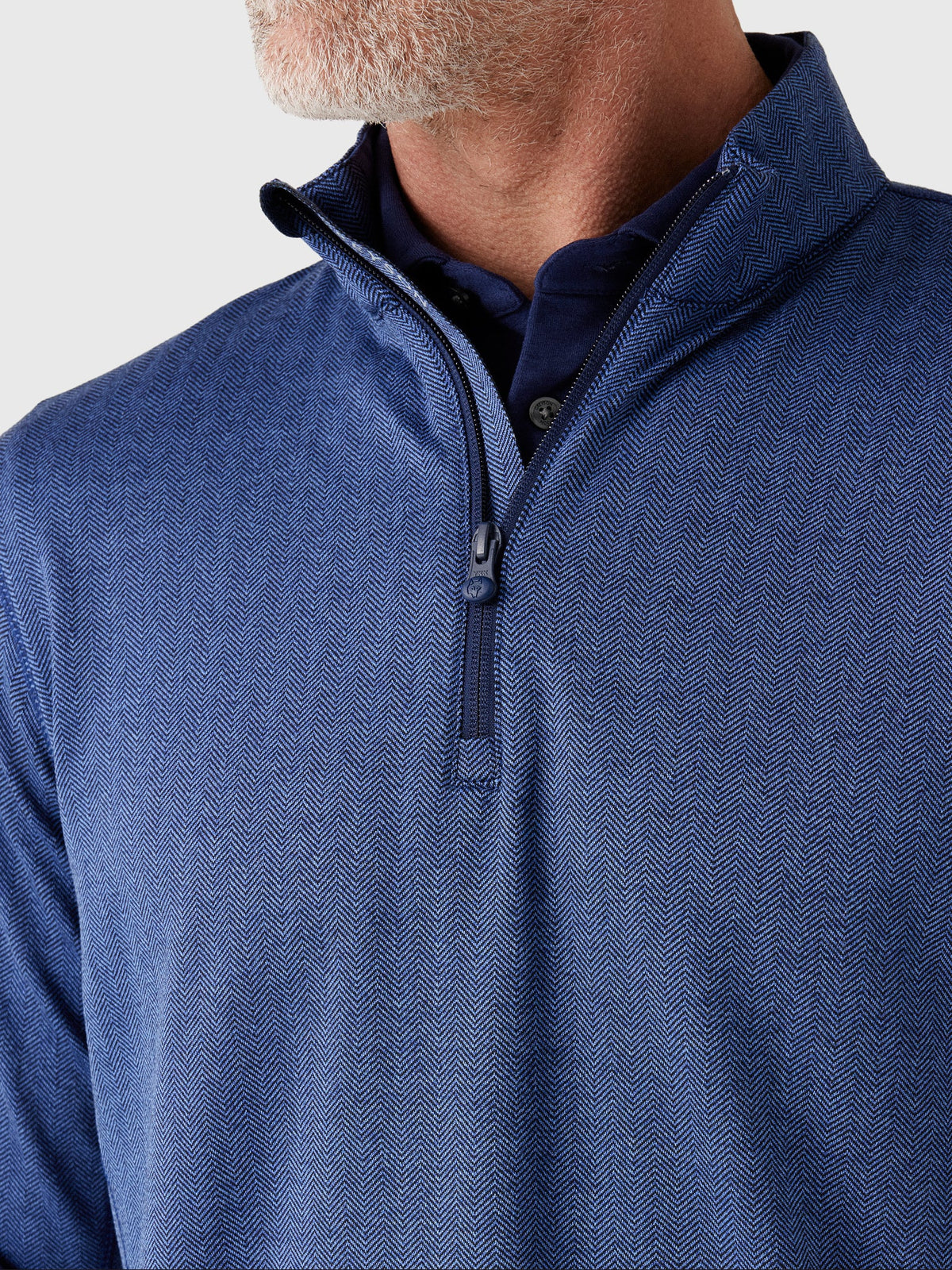 Greyson Men's Tate Herringbone Mockneck Quarter-Zip