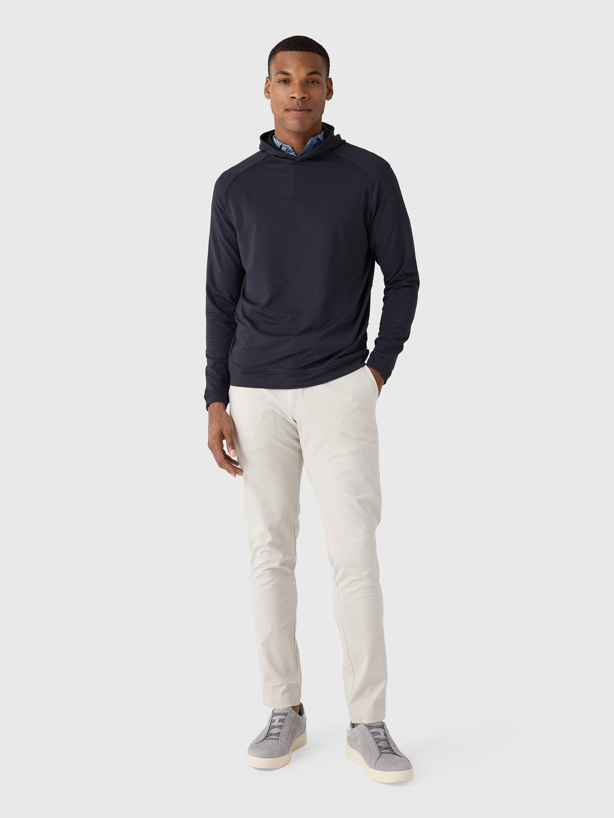 Peter Millar Crown Sport Men's Pine Performance Hoodie