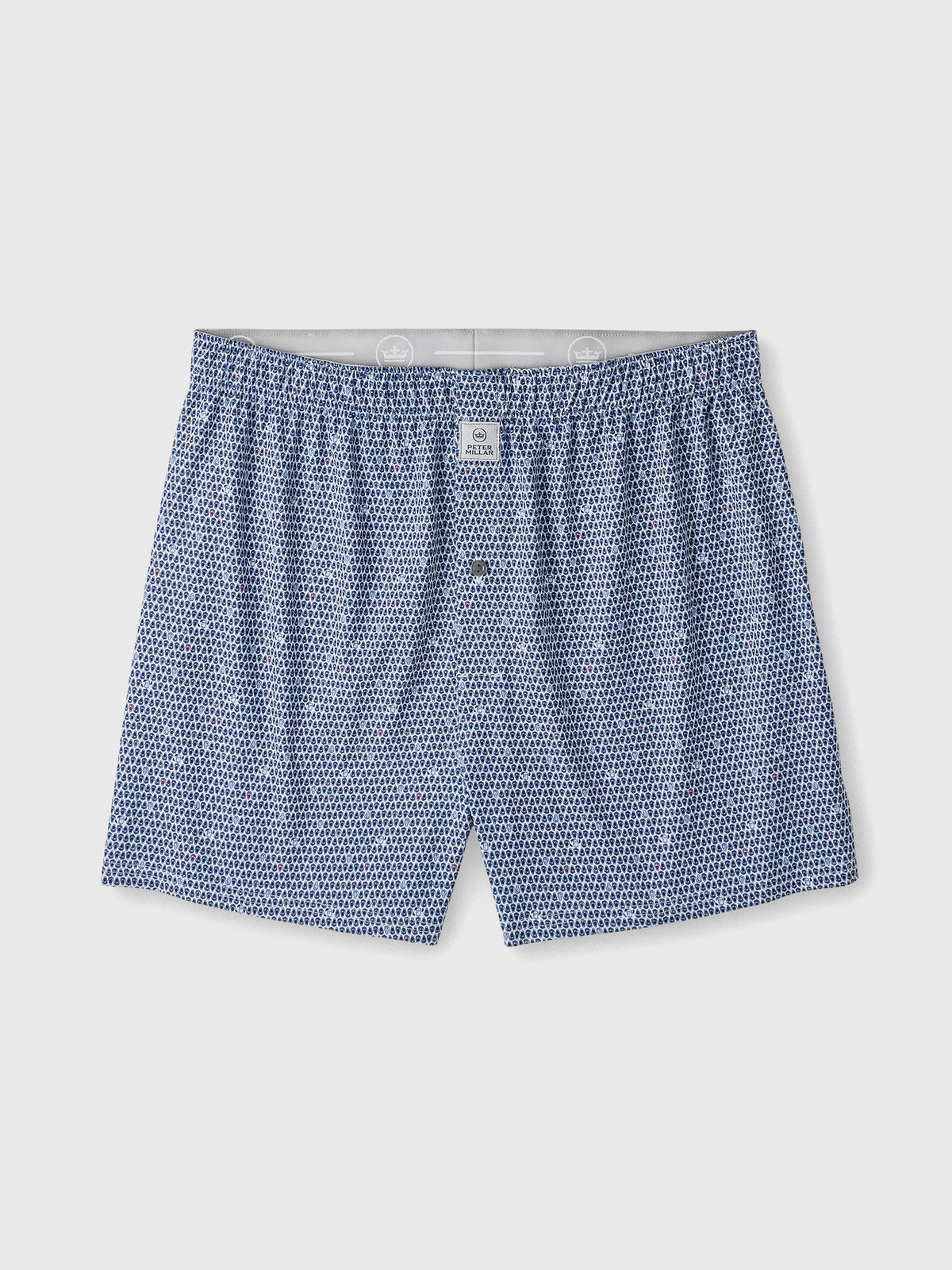 Peter Millar Crown Sport Men's On The Half Shell Performance Boxer Short