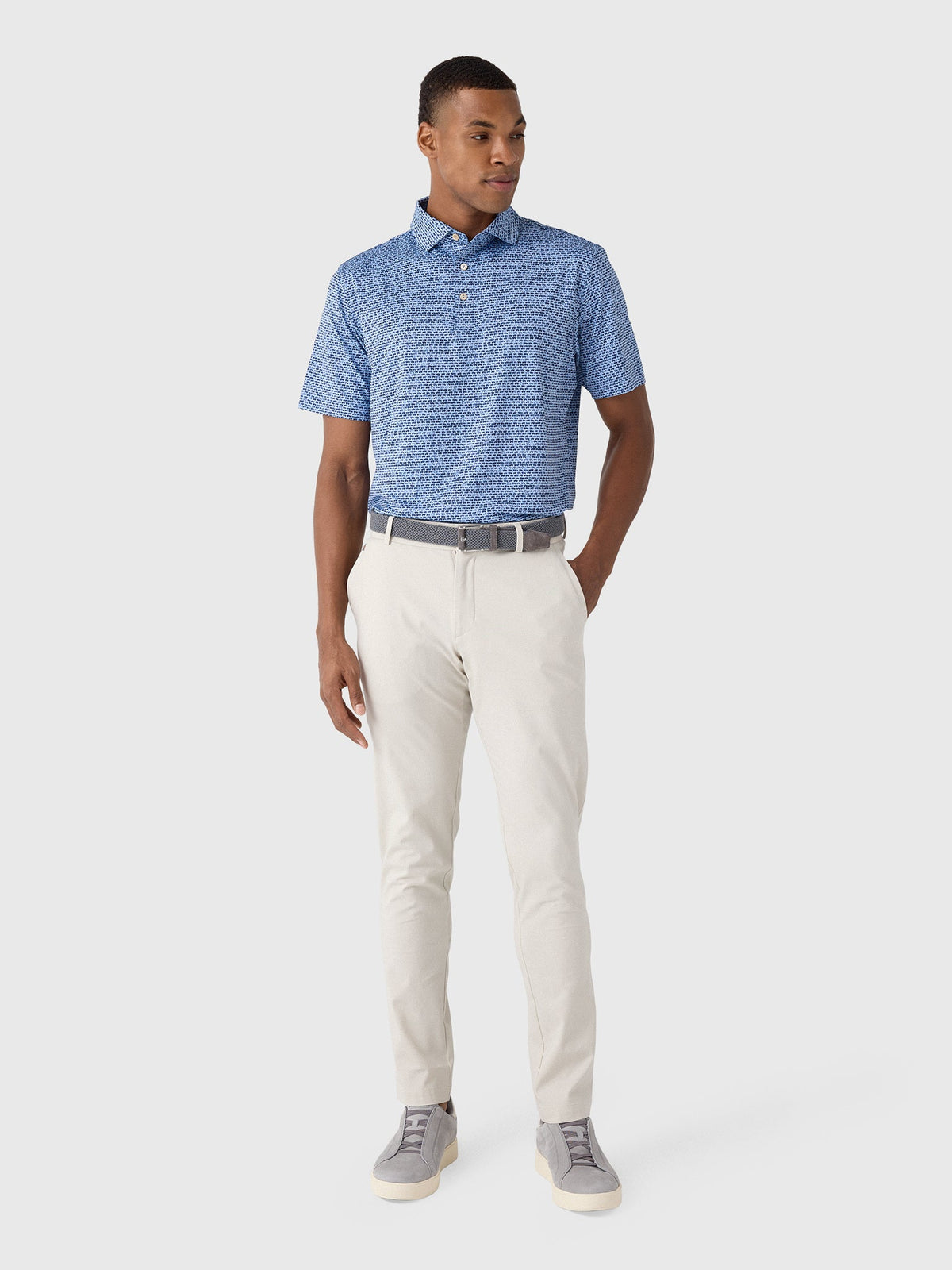 Peter Millar Crown Sport Men's Off-Road Performance Jersey Polo