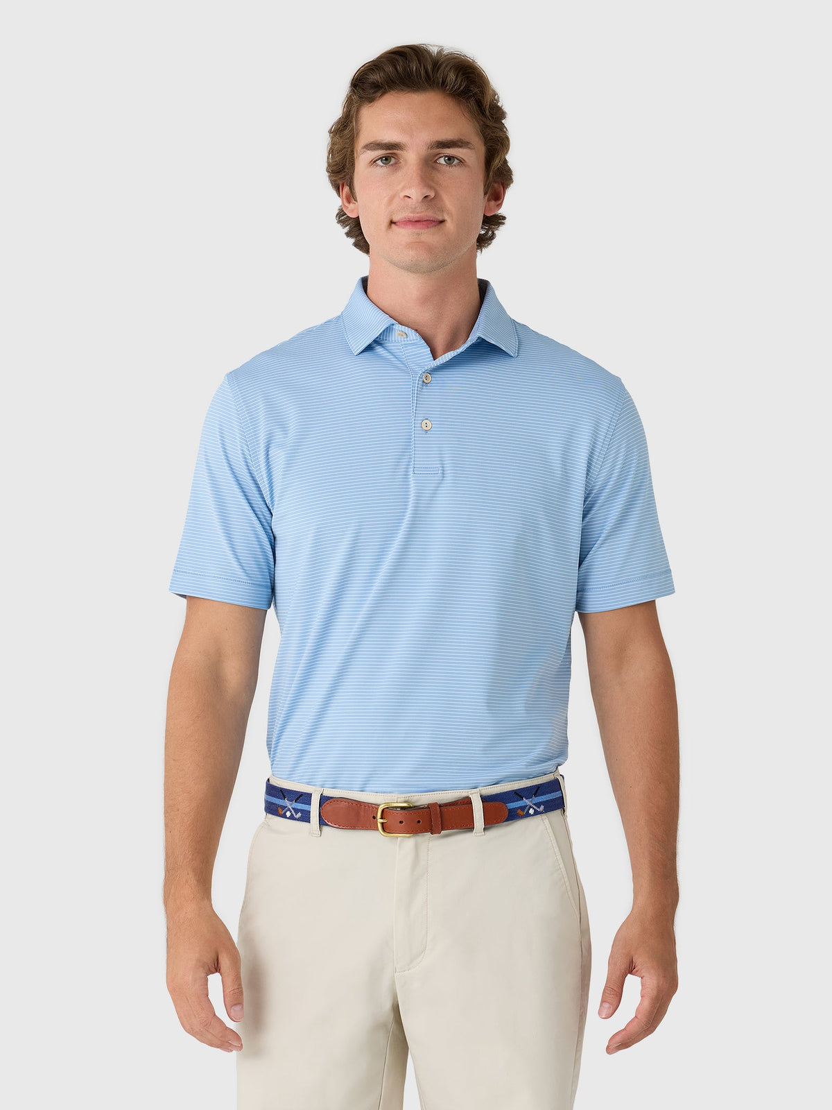 Peter Millar Crown Sport Men's Wade Performance Jersey Polo