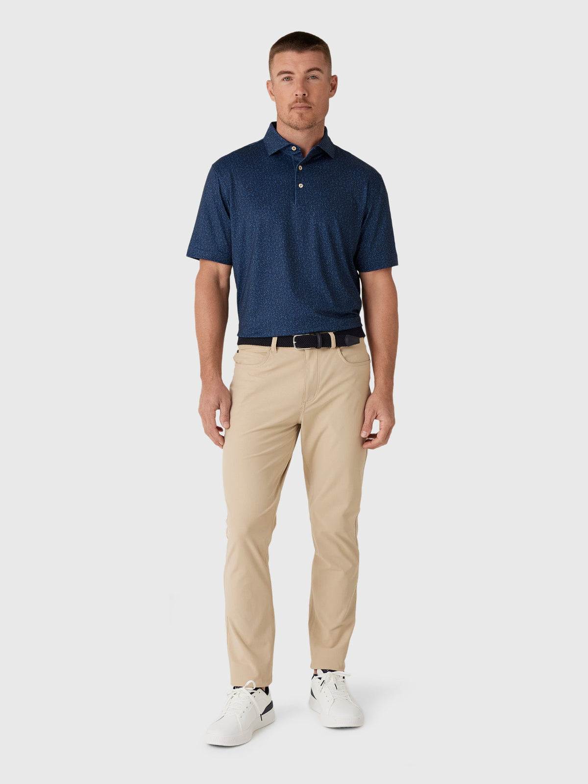 Peter Millar Crown Sport Men's Winning Play Performance Jersey Polo