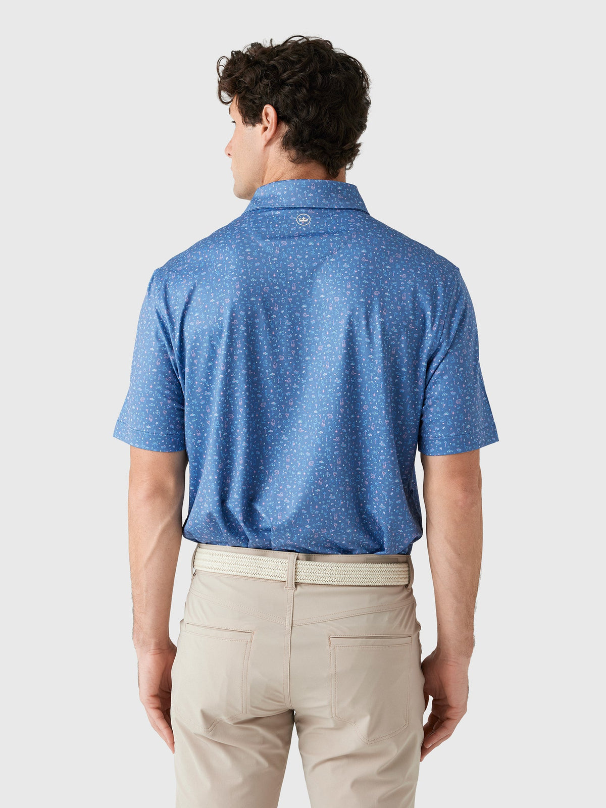 Peter Millar Crown Sport Men's Ridge Performance Jersey Polo