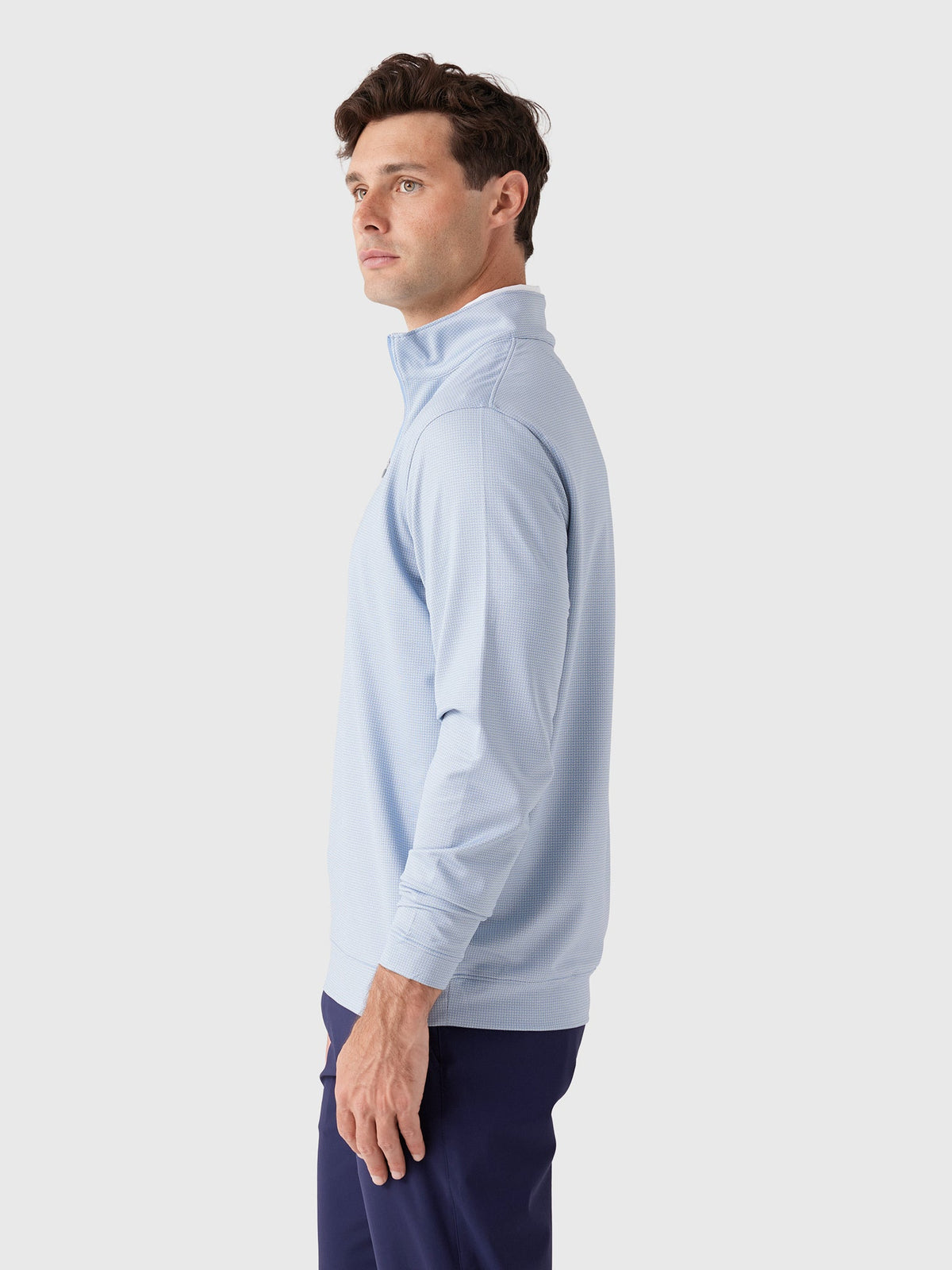 Peter Millar Crown Sport Men's Perth Basketweave Performance Quarter-Zip