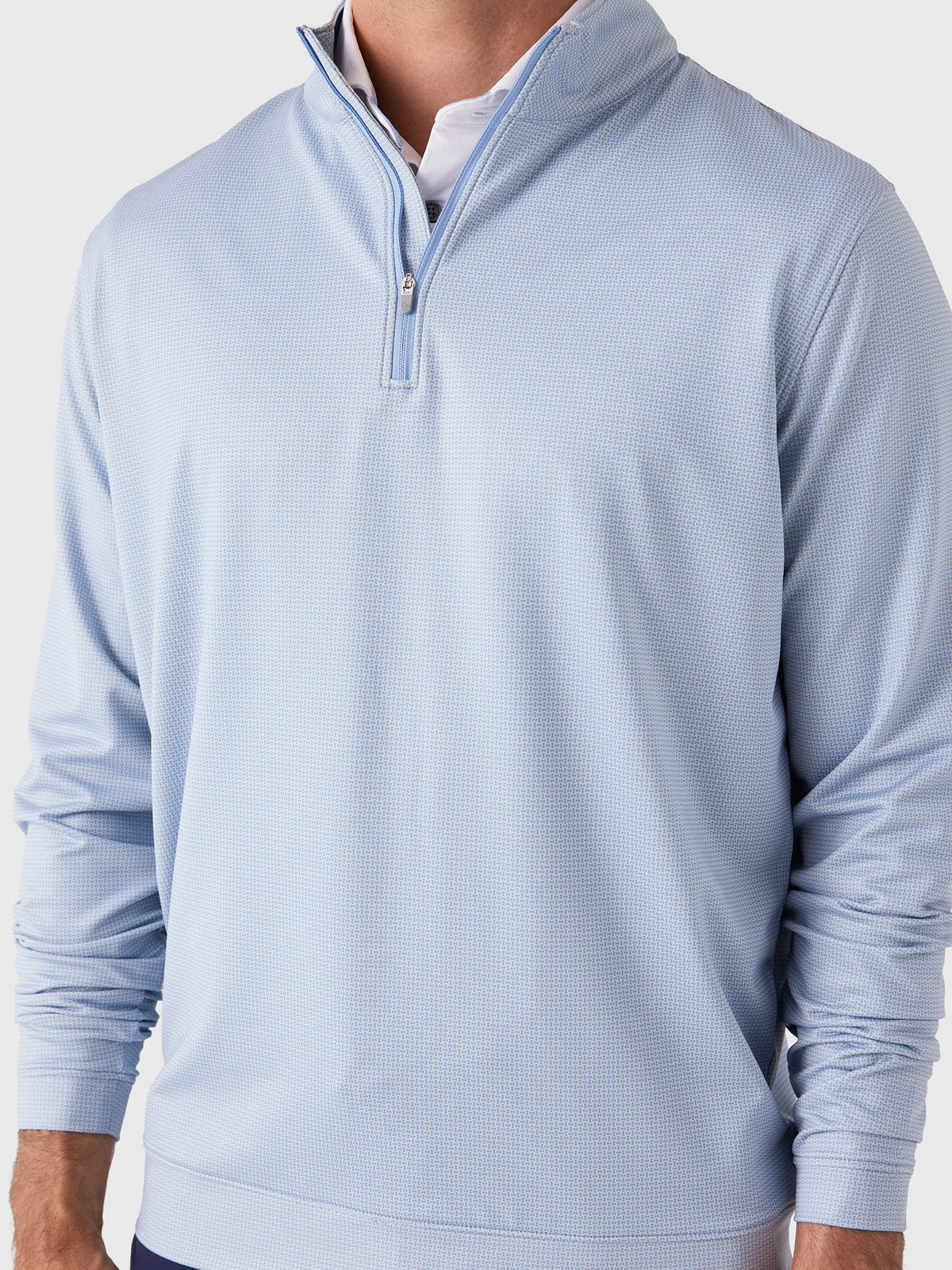 Peter Millar Crown Sport Men's Perth Basketweave Performance Quarter-Zip
