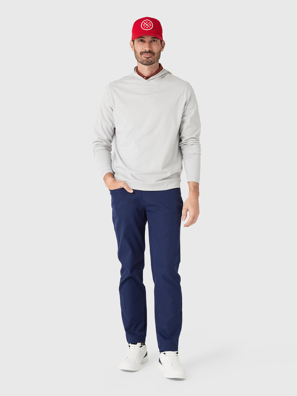 Peter Millar Crown Sport Men's Ardent Air Performance Hoodie
