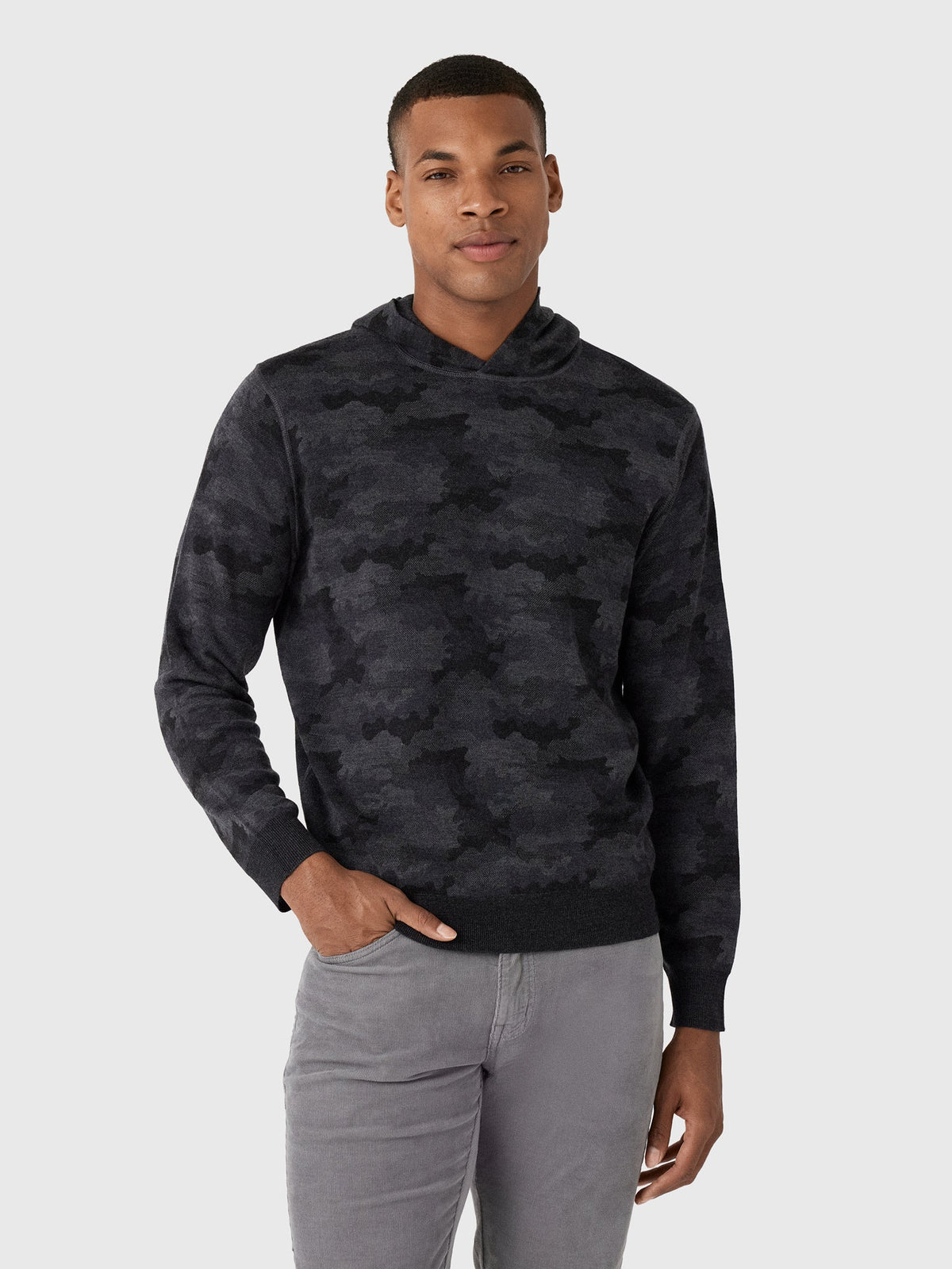 Peter Millar Crown Men's Reversible Camo Popover Hoodie