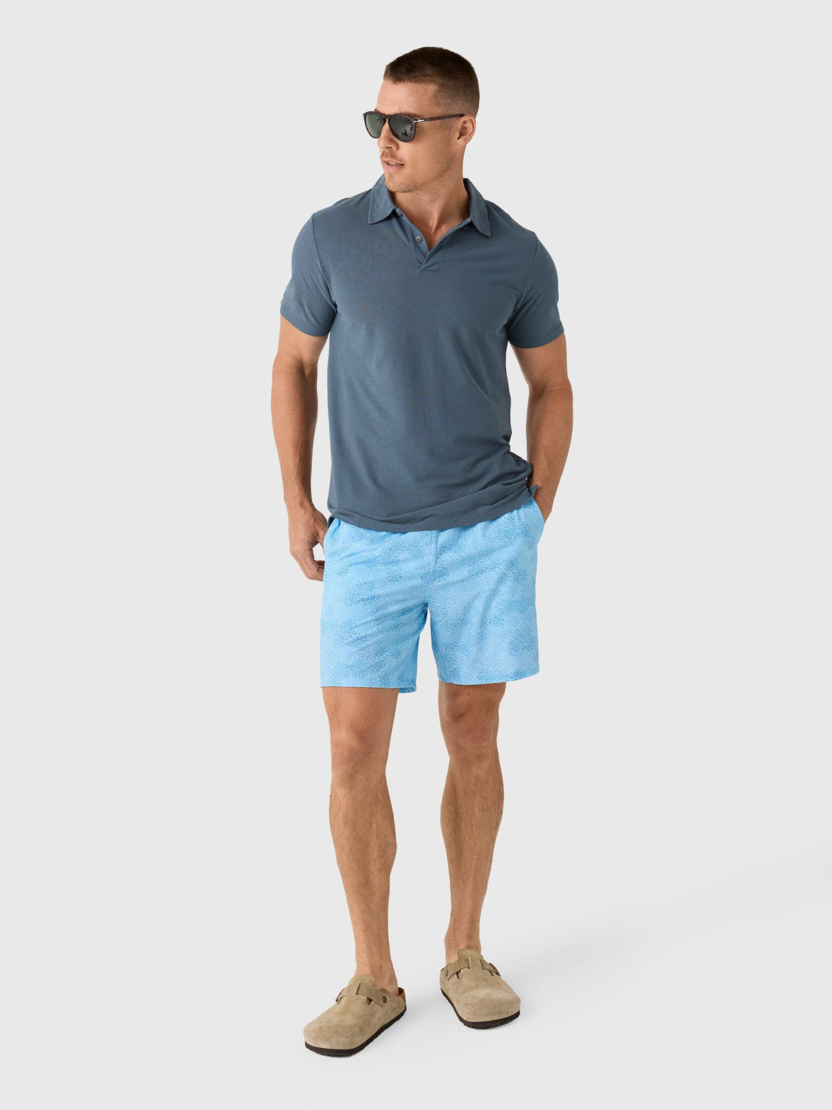 Peter Millar Crown Men's Sand Dollars Swim Trunk