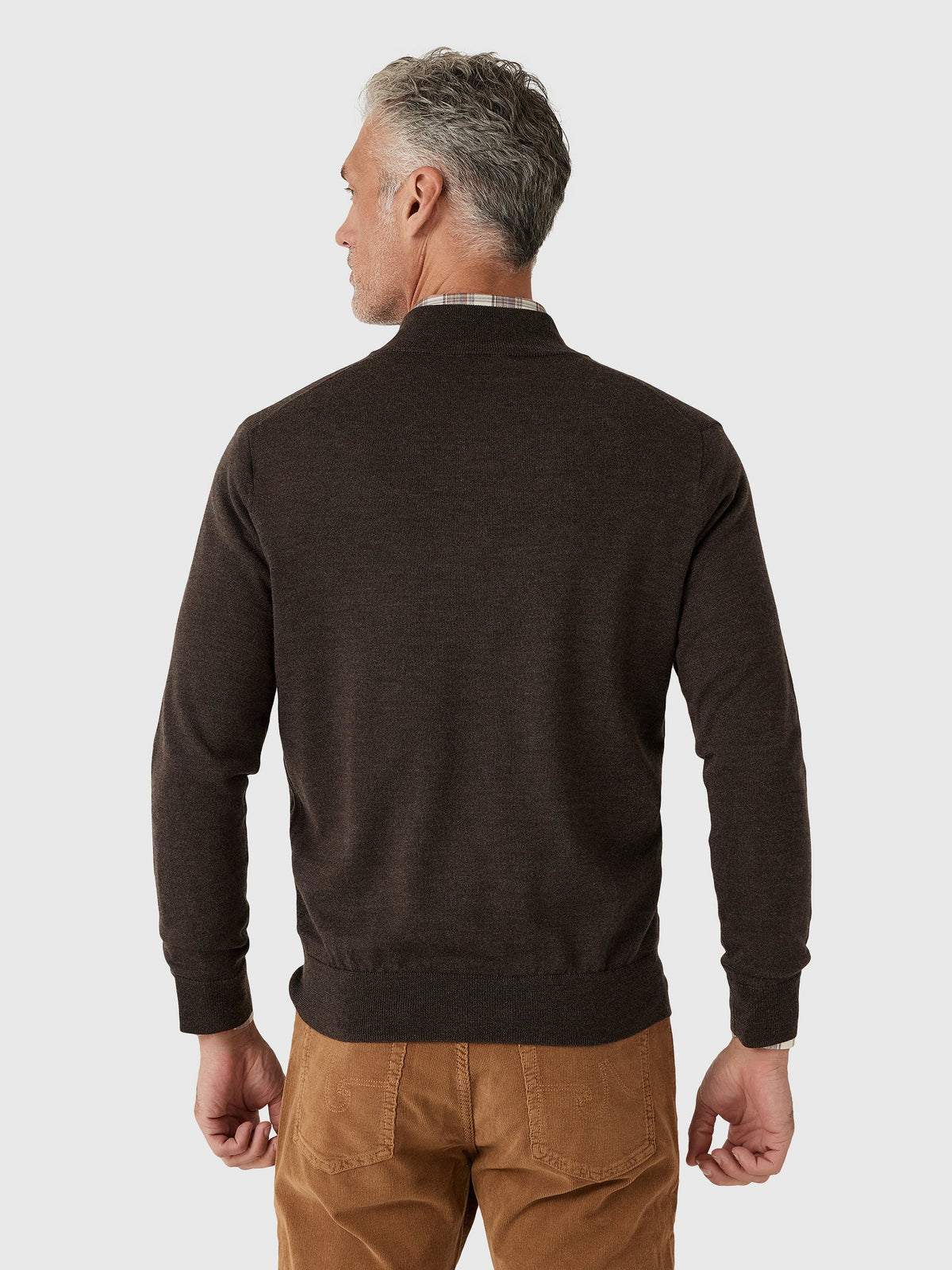 Peter Millar Crown Men's Autumn Crest Suede Trim Quarter-Zip