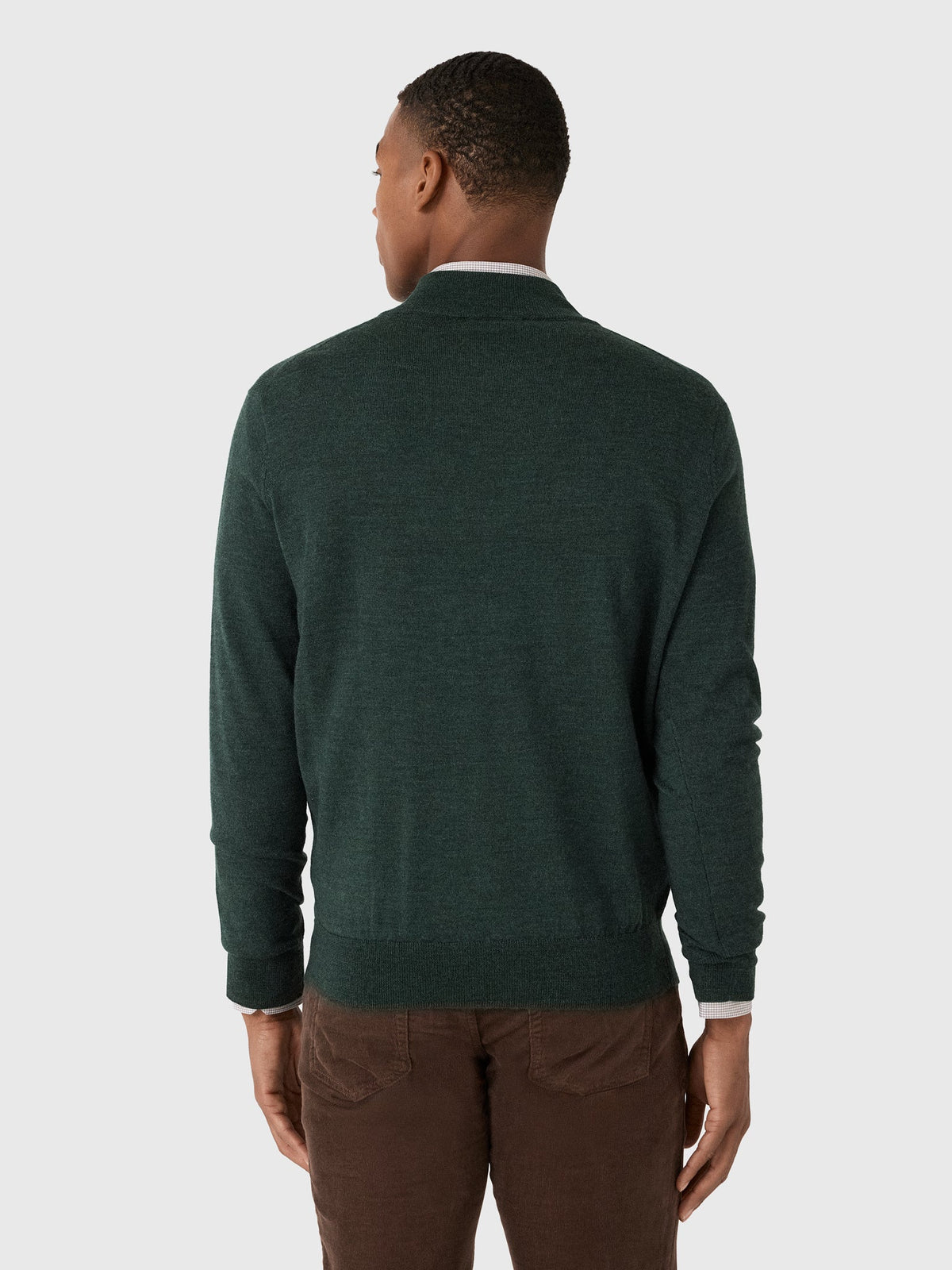 Peter Millar Crown Men's Autumn Crest Suede Trim Quarter-Zip