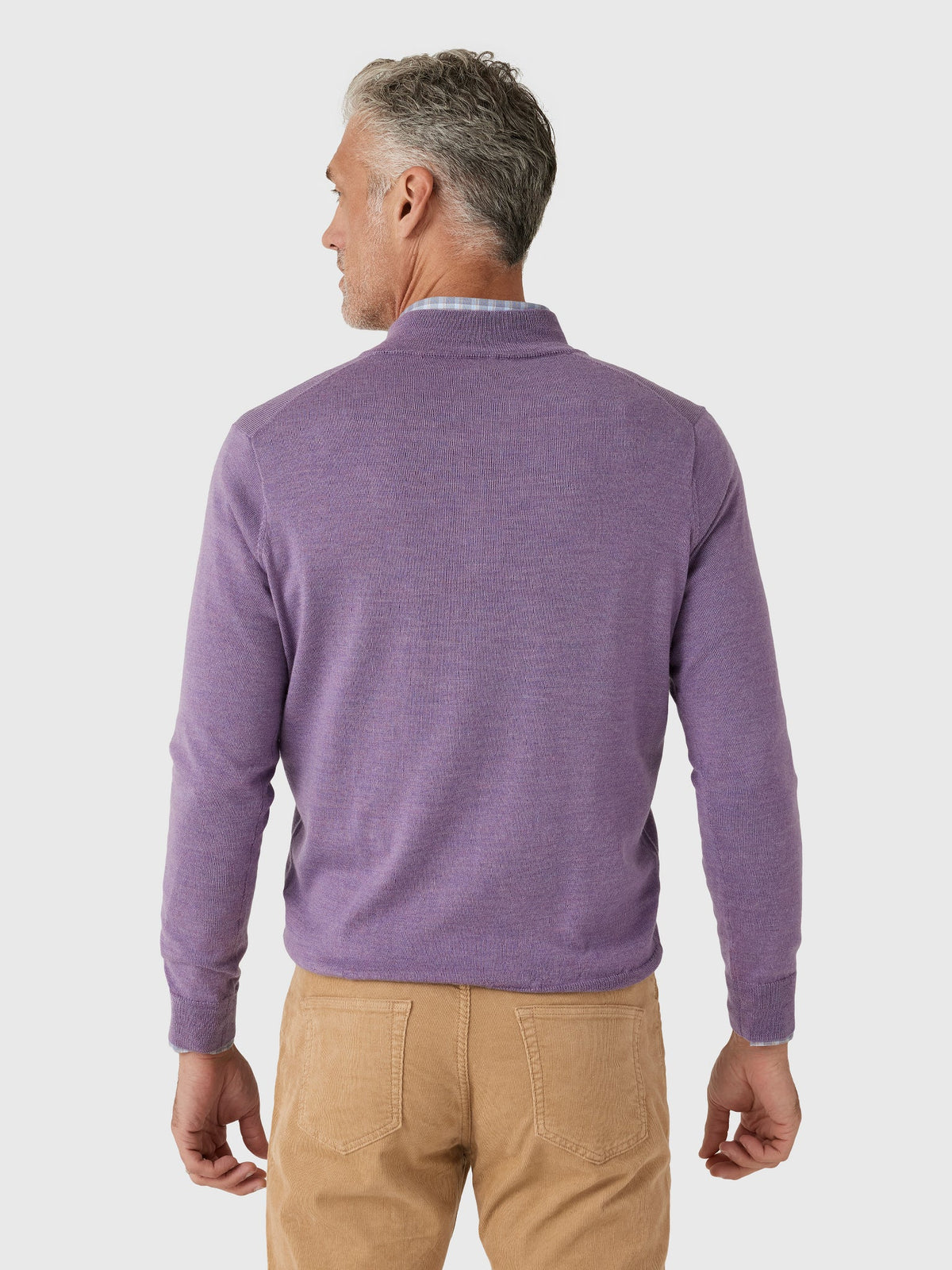 Peter Millar Crown Men's Autumn Crest Suede Trim Quarter-Zip