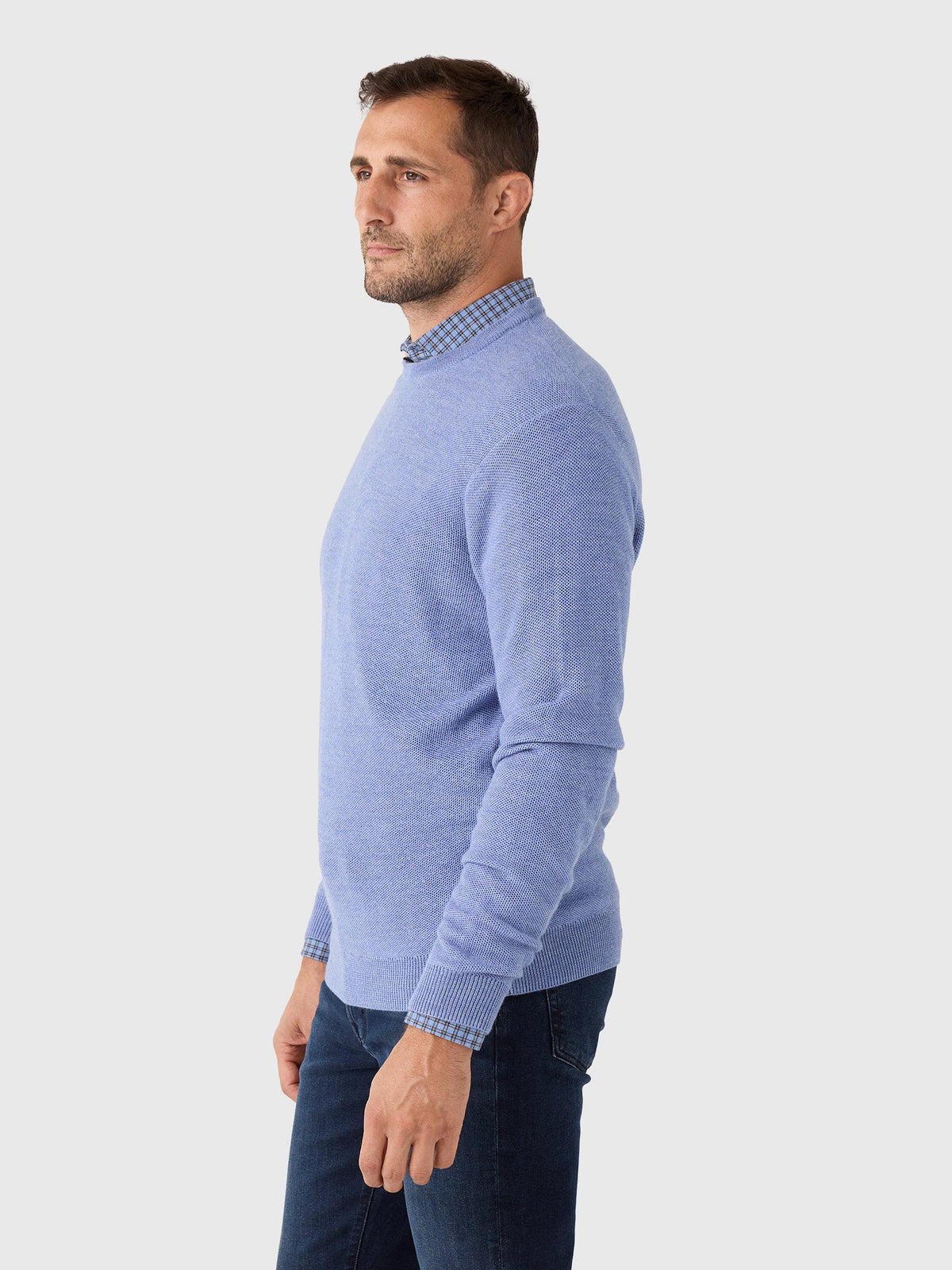 Peter Millar Crown Men's Autumn Crest Honeycomb Crewneck Sweater
