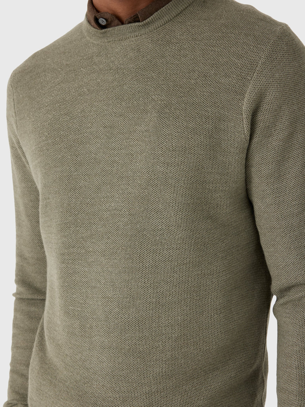 Peter Millar Crown Men's Autumn Crest Honeycomb Crewneck Sweater