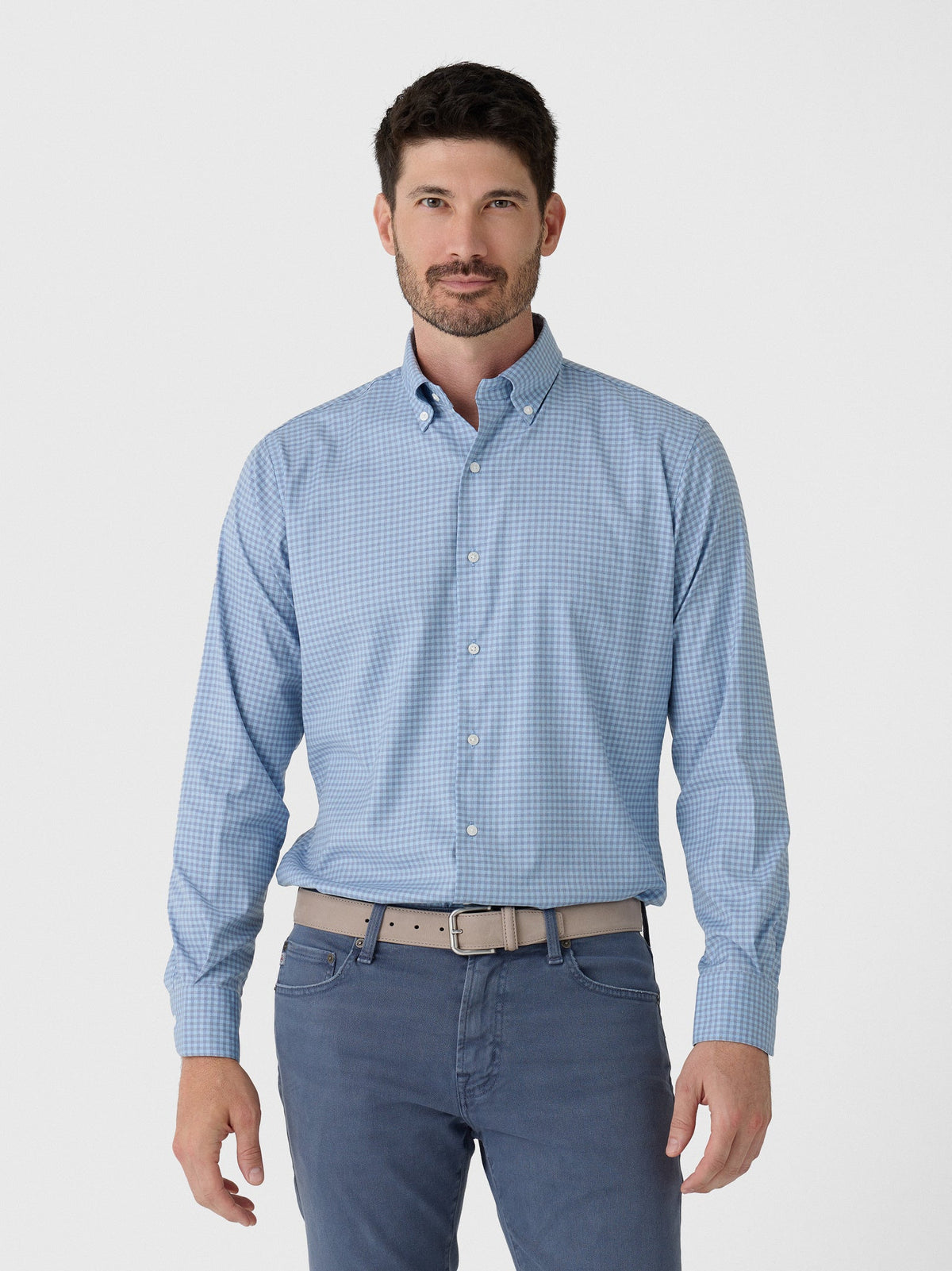 Peter Millar Crown Men's Liam Crown Soft Twill Sport Shirt