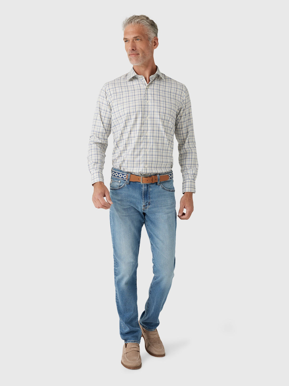 Peter Millar Crown Men's Wyatt Crown Soft Twill Sport Shirt