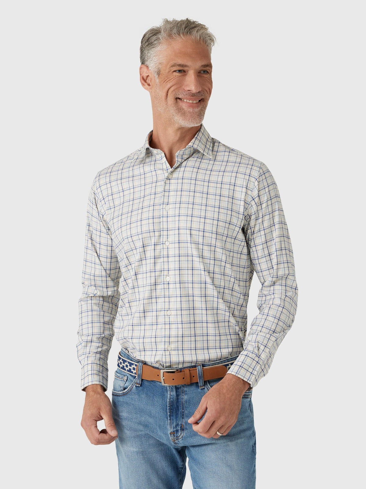 Peter Millar Crown Men's Wyatt Crown Soft Twill Sport Shirt