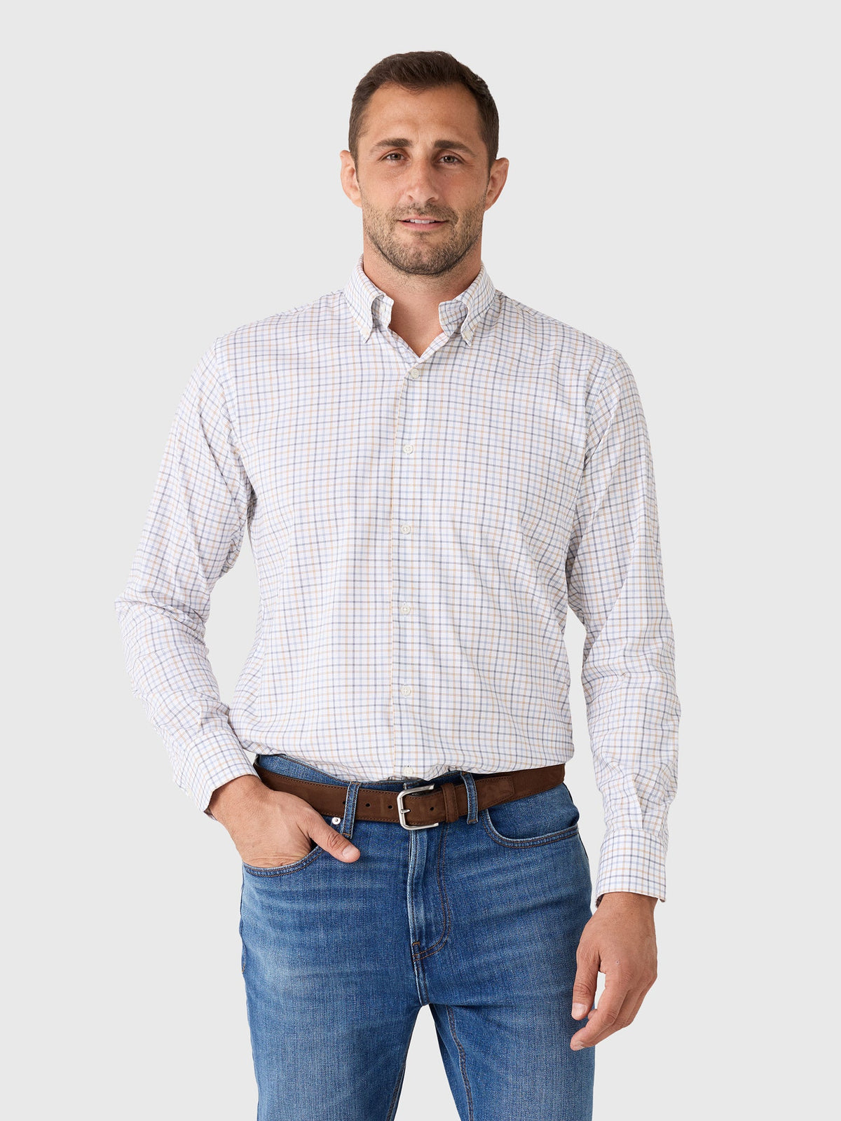 Peter Millar Crown Men's Bruce Crown Lite Cotton-Stretch Sport Shirt