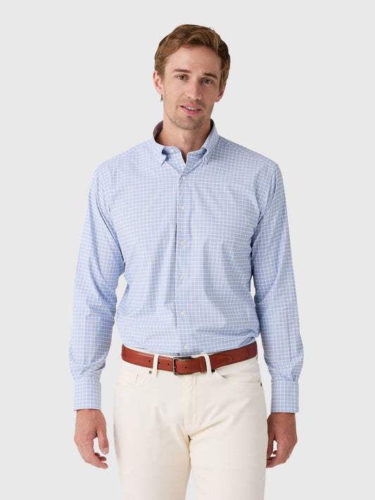 Peter Millar Crown Men's Charles Performance Twill Sport Shirt