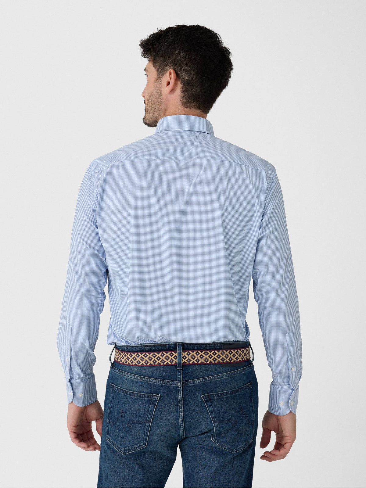 Peter Millar Crown Men's Leo Performance Twill Sport Shirt
