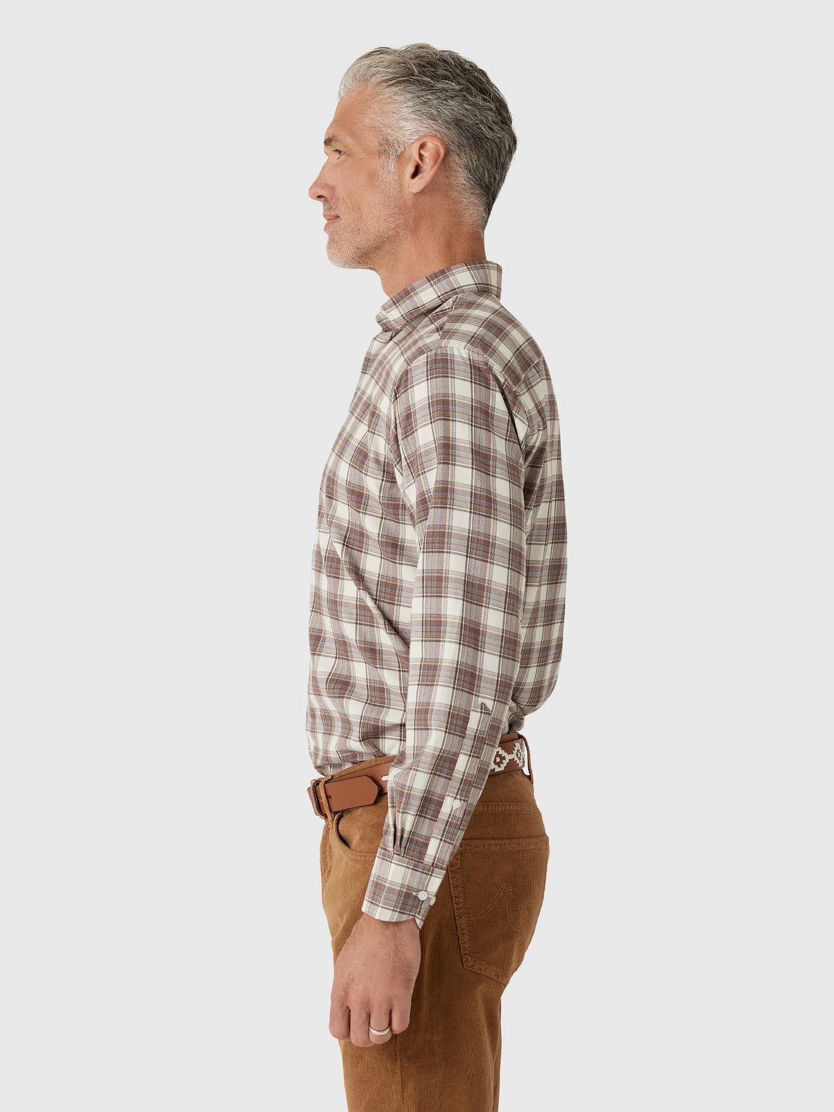 Peter Millar Crown Men's Cannon Performance Flannel Sport Shirt