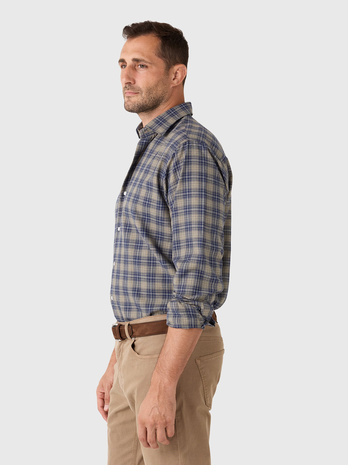 Peter Millar Crown Men's Dean Performance Flannel Sport Shirt