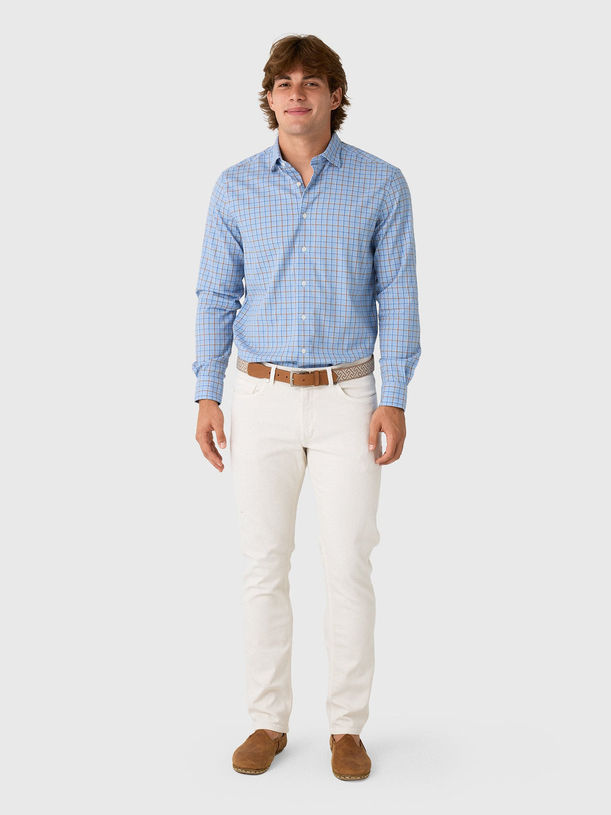 Peter Millar Crown Crafted Men's Fairfield Garment Dyed Denim Pant
