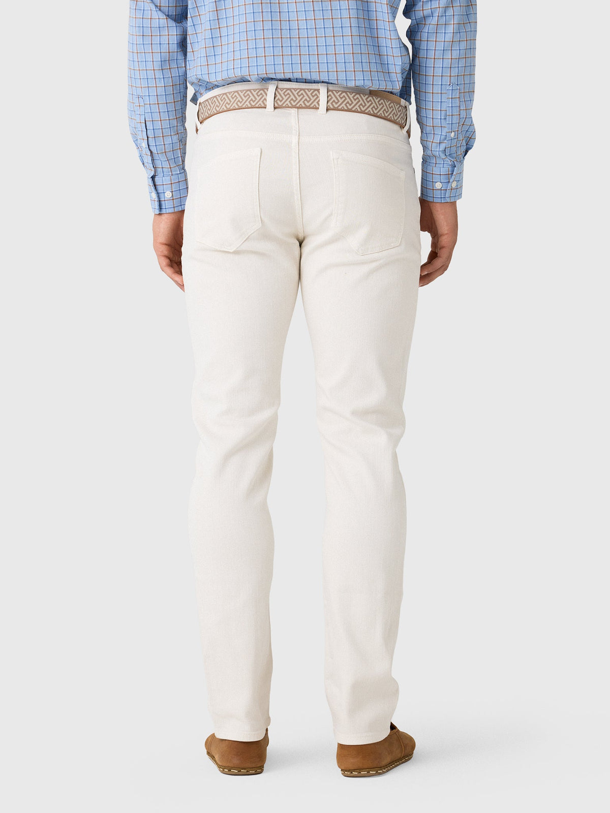 Peter Millar Crown Crafted Men's Fairfield Garment Dyed Denim Pant