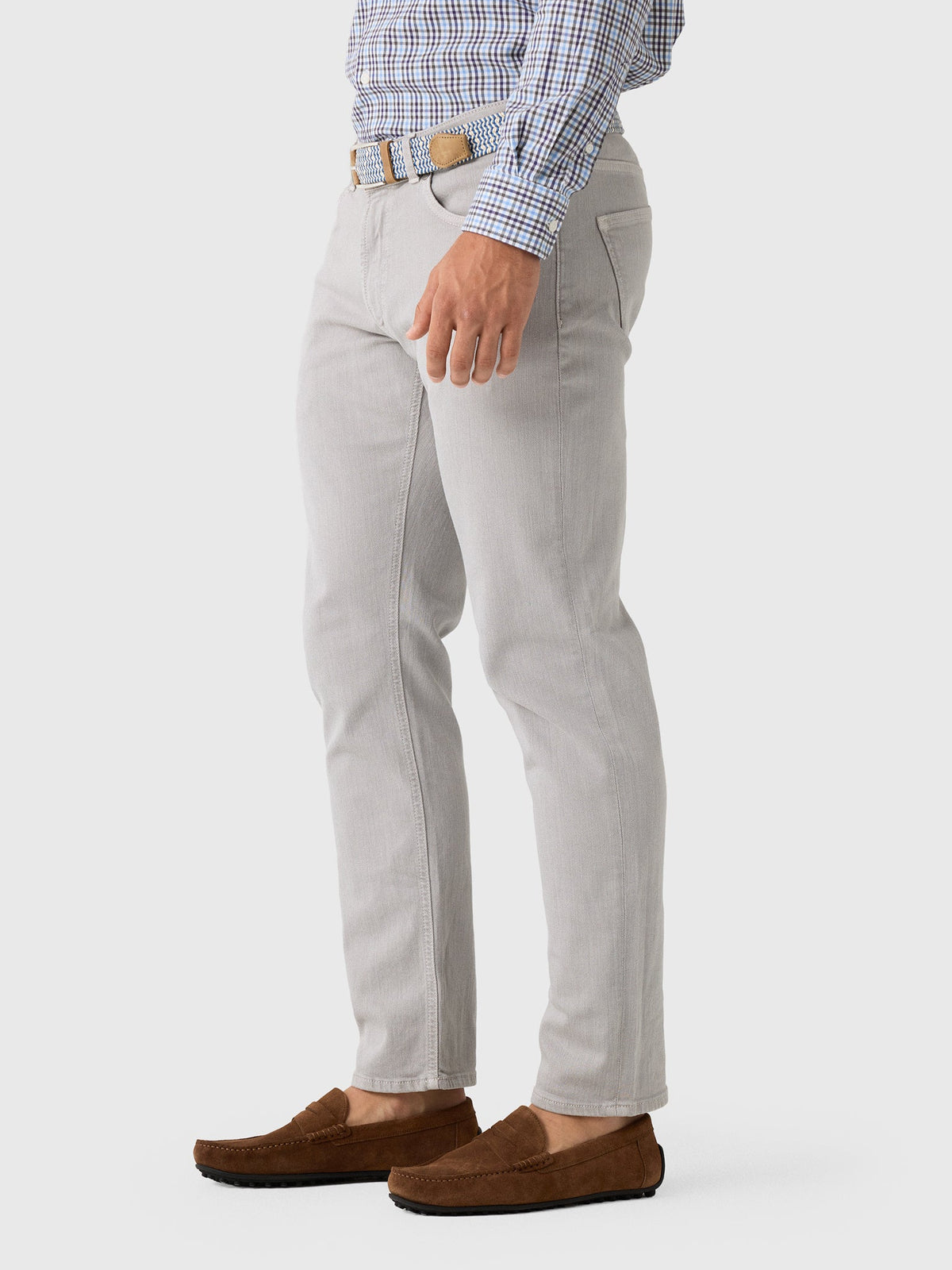 Peter Millar Crown Crafted Men's Fairfield Garment Dyed Denim Pant