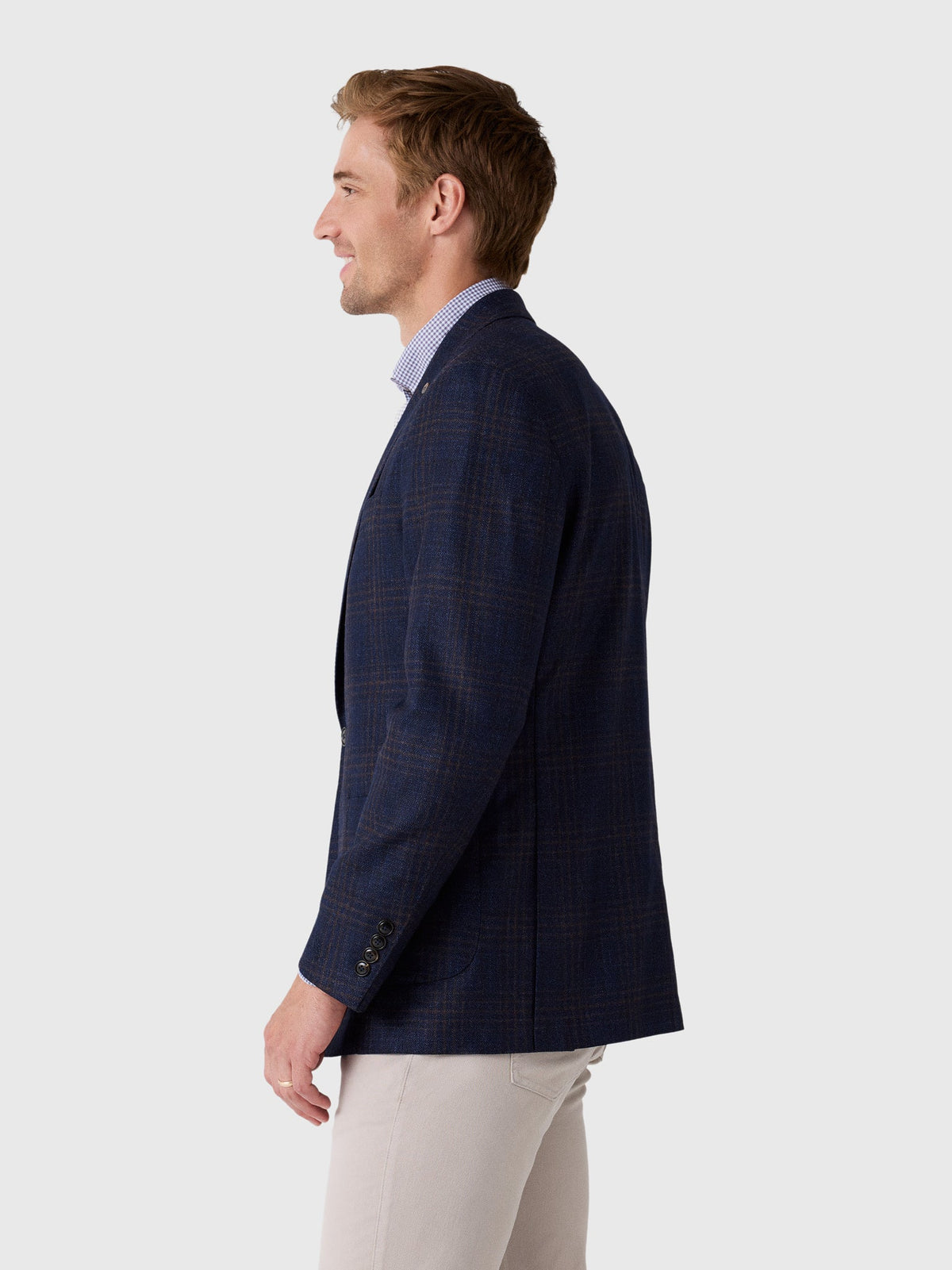 Peter Millar Crown Crafted Men's Collins Plaid Soft Jacket