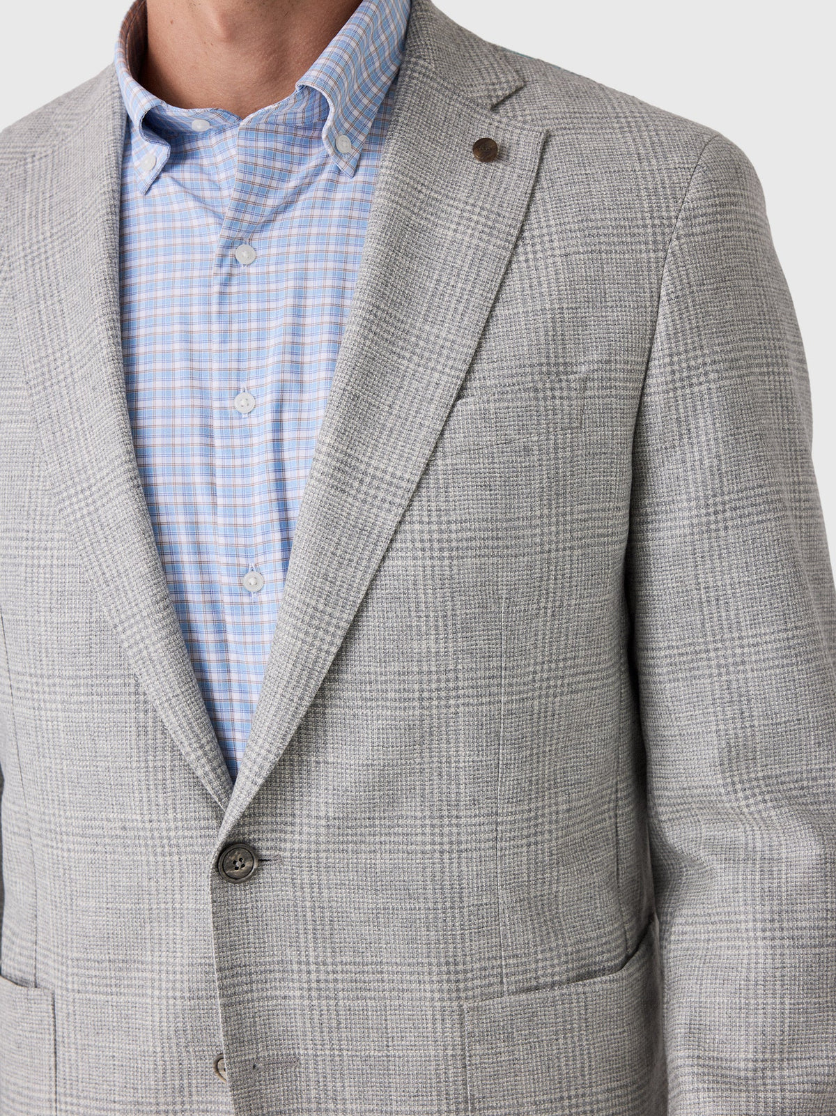 Peter Millar Crown Crafted Men's Foster Glen Plaid Soft Jacket