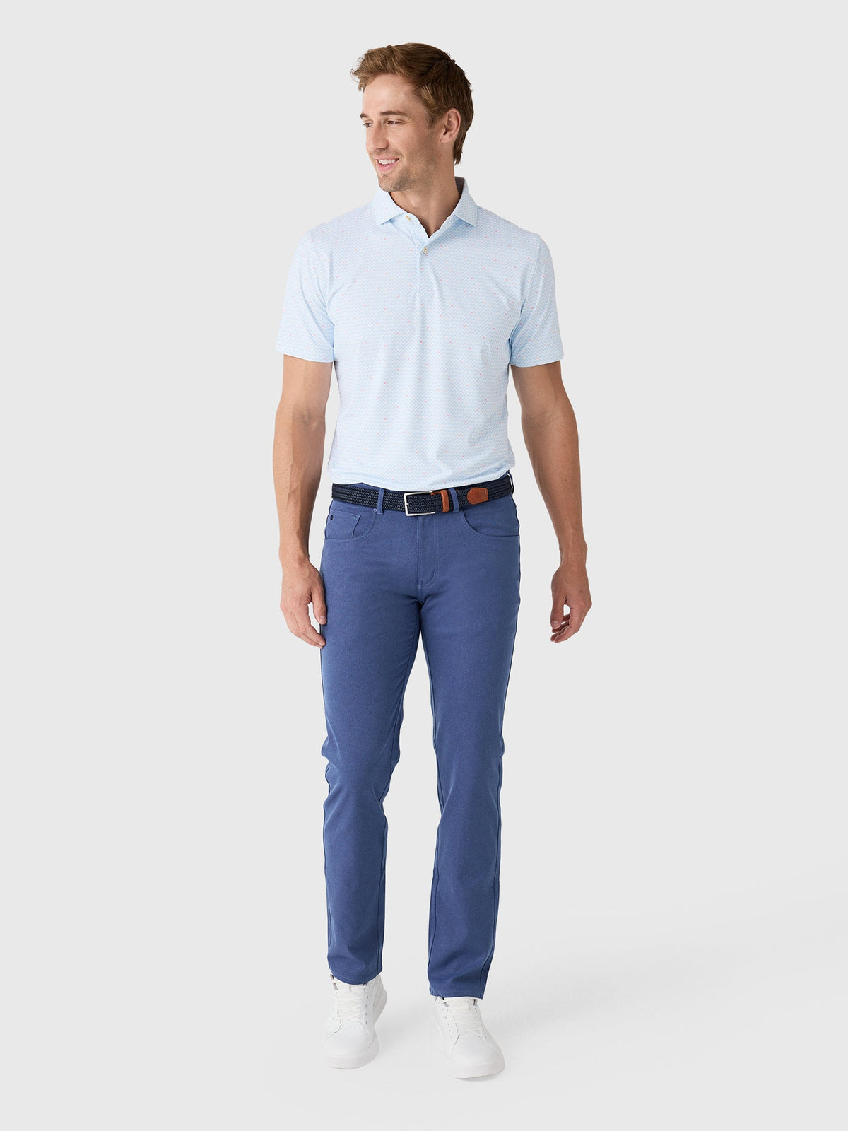 Peter Millar Crown Crafted Men's Gingko Performance Jersey Polo