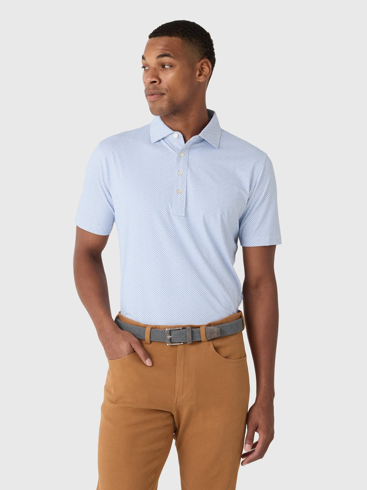Peter Millar Crown Crafted Men's Ridgecrest Performance Jersey Polo