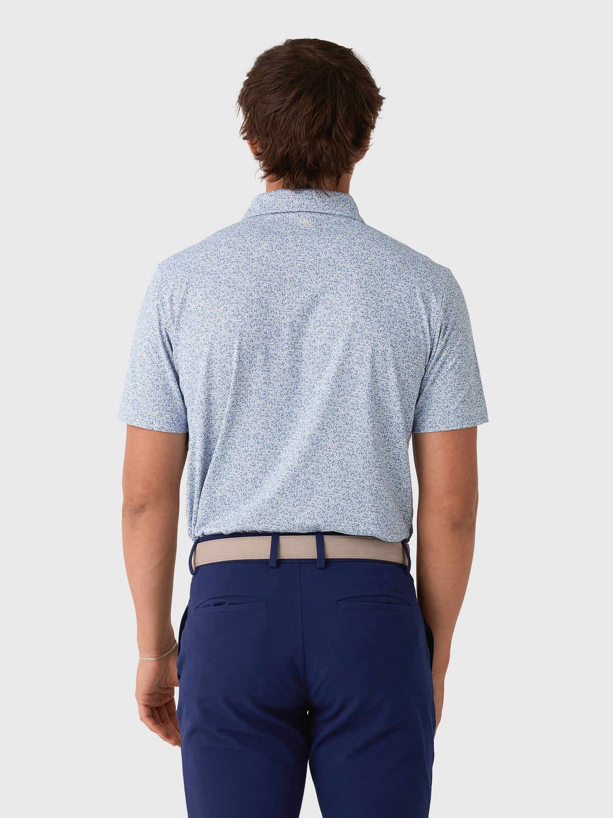Peter Millar Crown Crafted Men's Limoncello Performance Jersey Polo