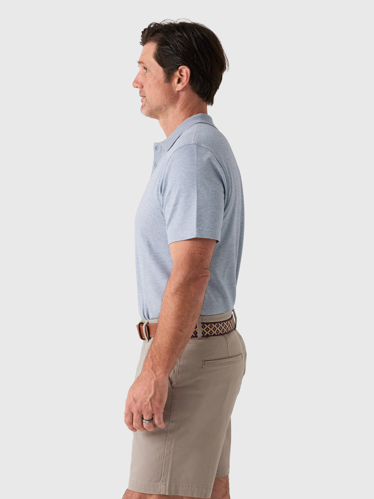 Peter Millar Crown Crafted Men's Barnes Short-Sleeve Knit Polo