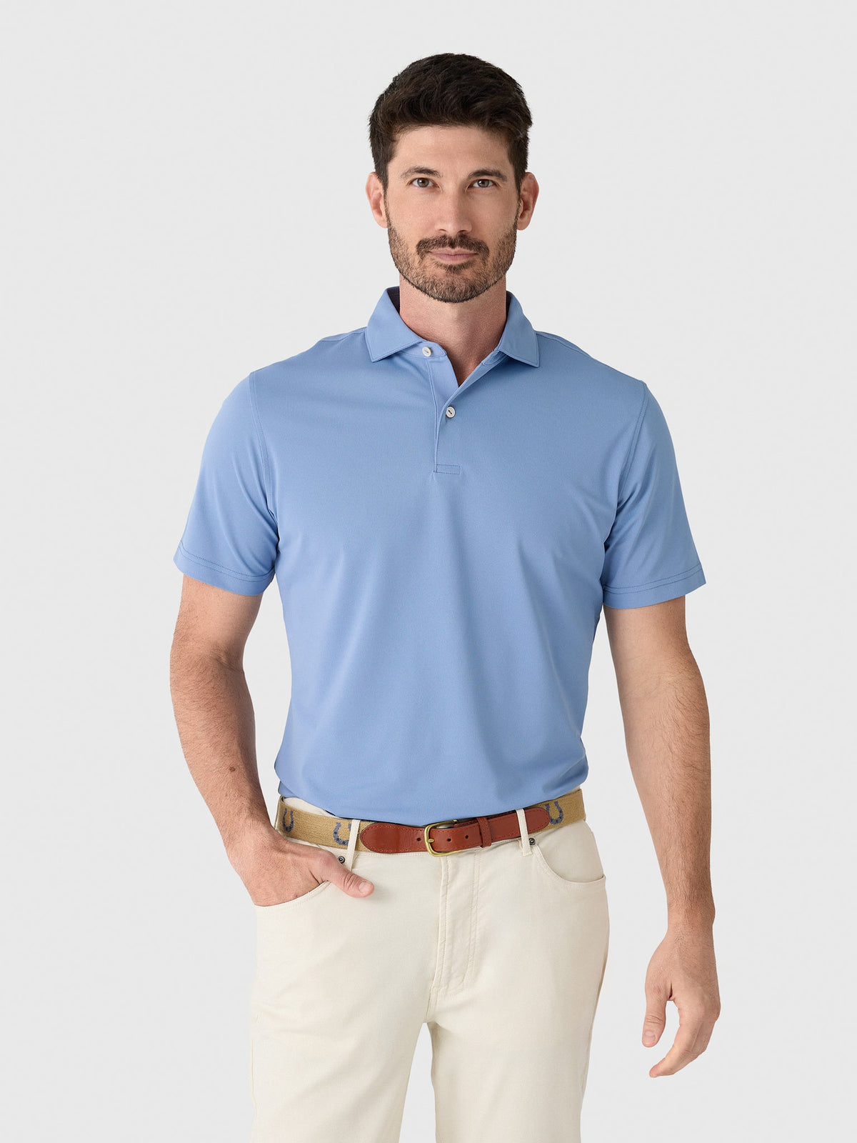 Peter Millar Crown Crafted Men's Soul Performance Mesh Polo
