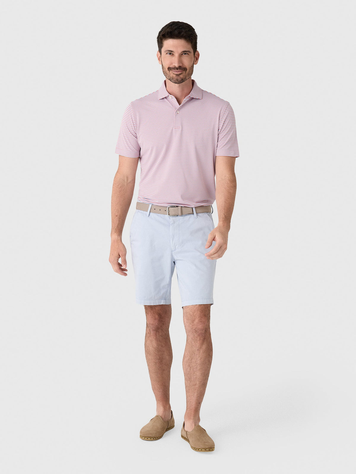 Peter Millar Crown Crafted Men's Tempo Performance Mesh Polo