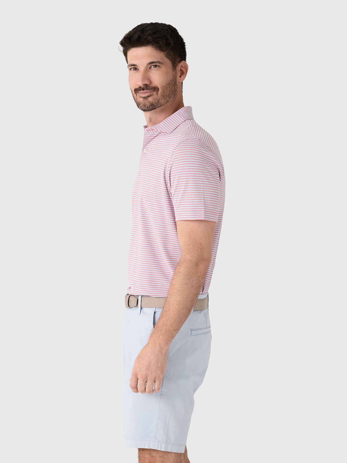 Peter Millar Crown Crafted Men's Tempo Performance Mesh Polo