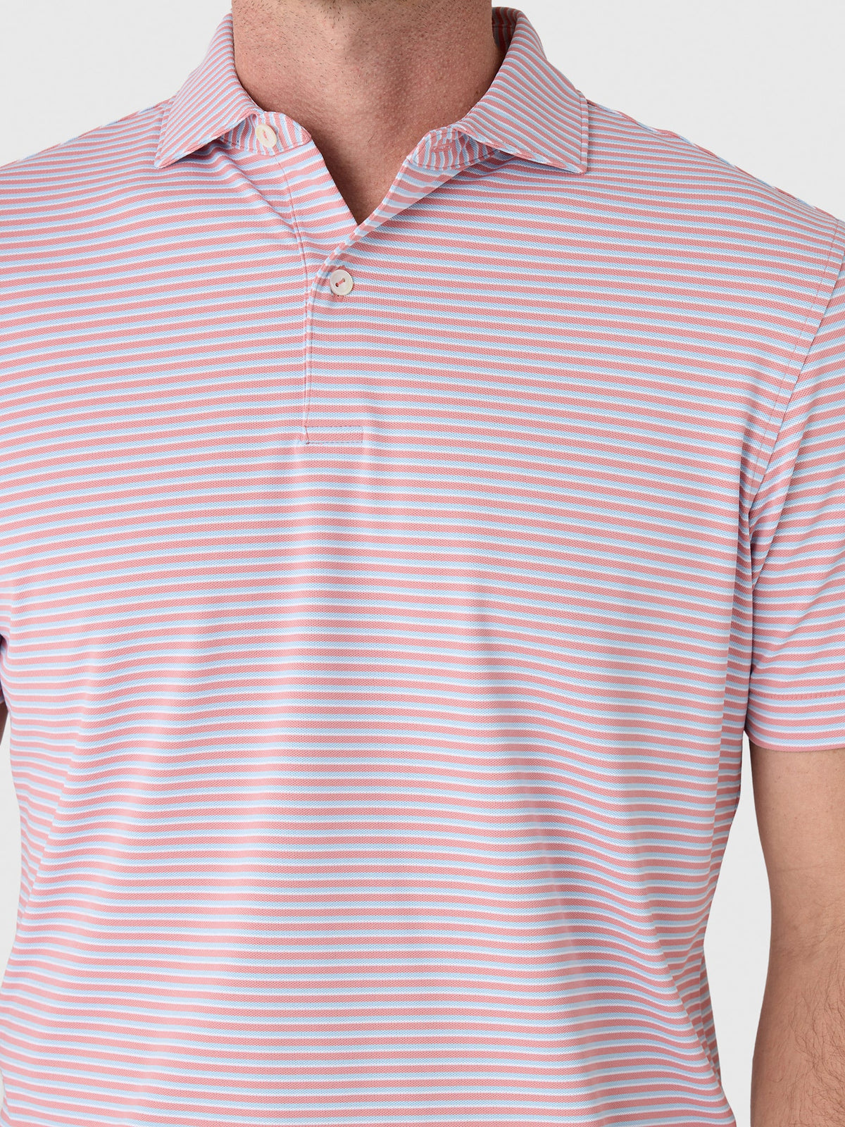 Peter Millar Crown Crafted Men's Tempo Performance Mesh Polo