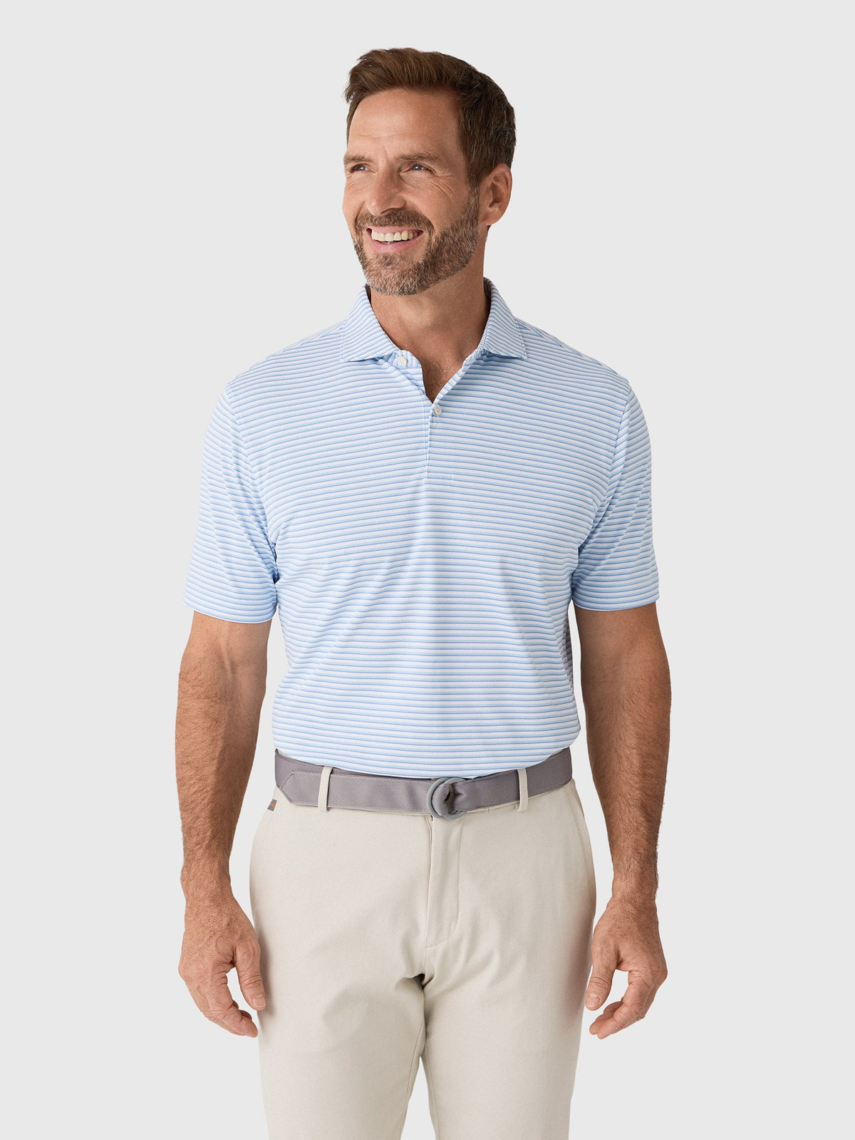 Peter Millar Crown Crafted Men's Tempo Performance Mesh Polo