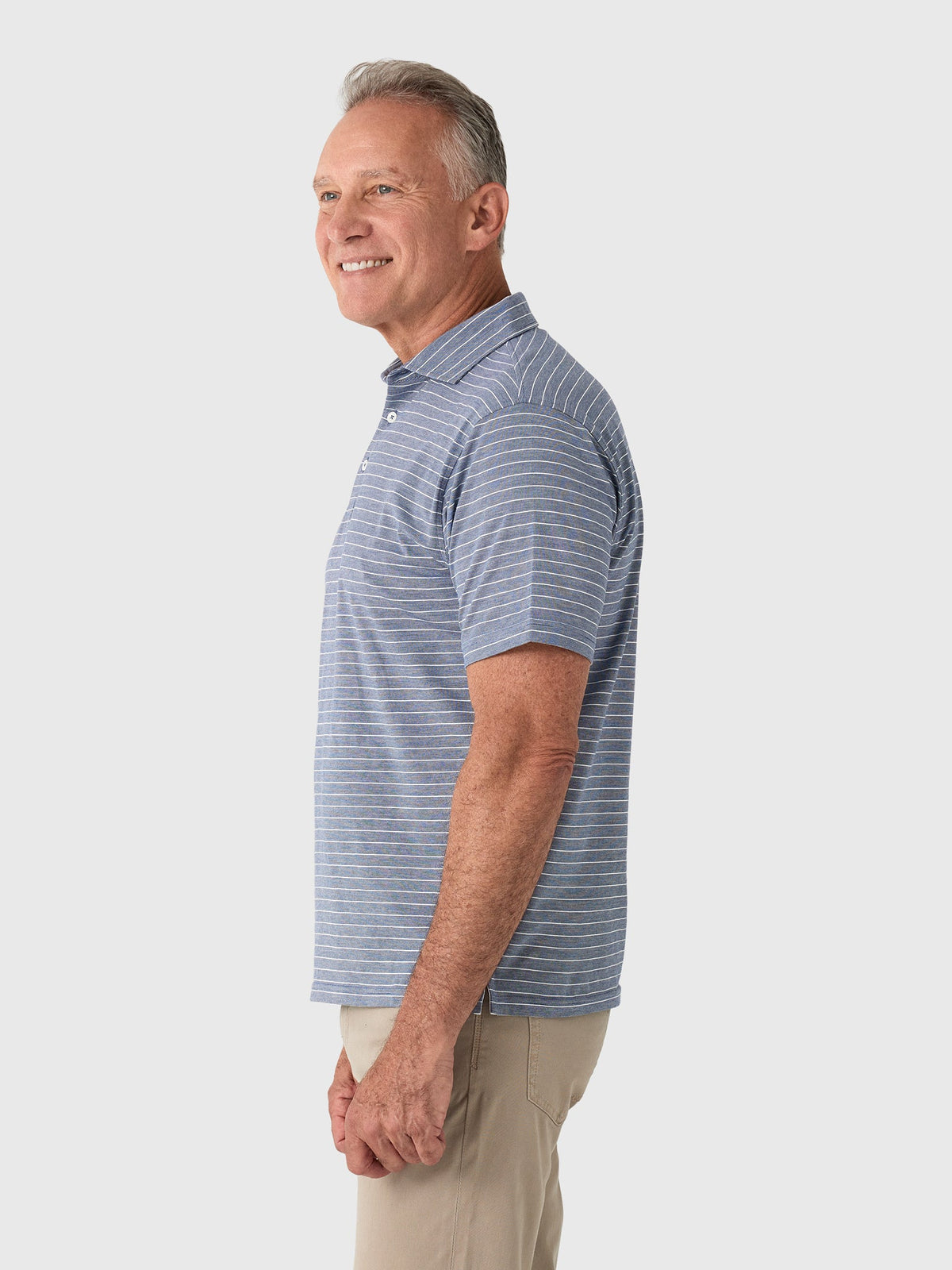Peter Millar Crown Crafted Men's Excursionist Flex Striped Polo