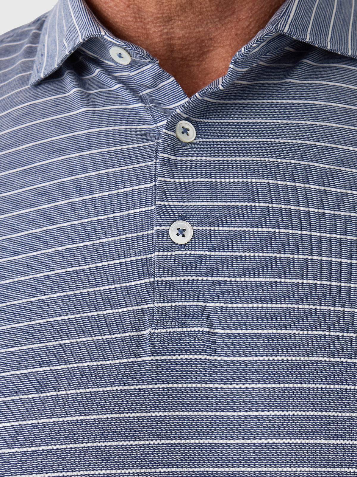 Peter Millar Crown Crafted Men's Excursionist Flex Striped Polo