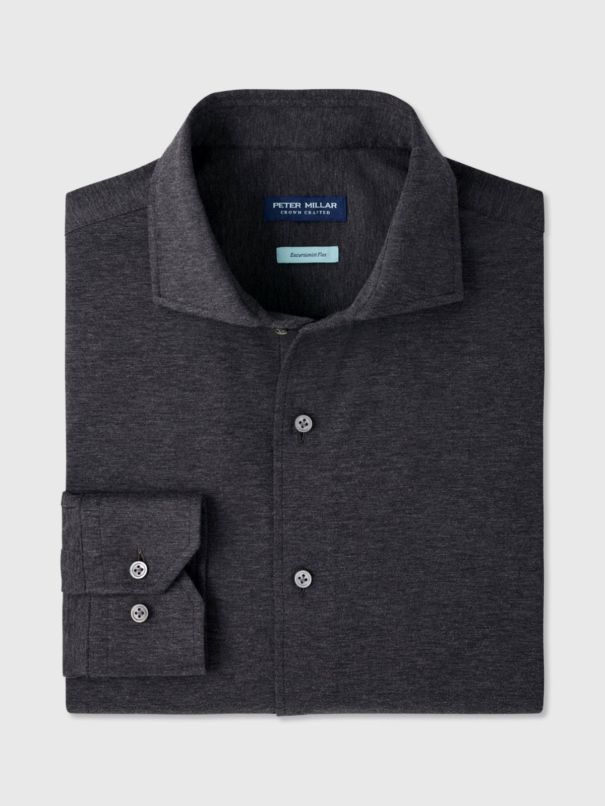 Peter Millar Crown Crafted Men's Excursionist Flex Solid Sport Shirt