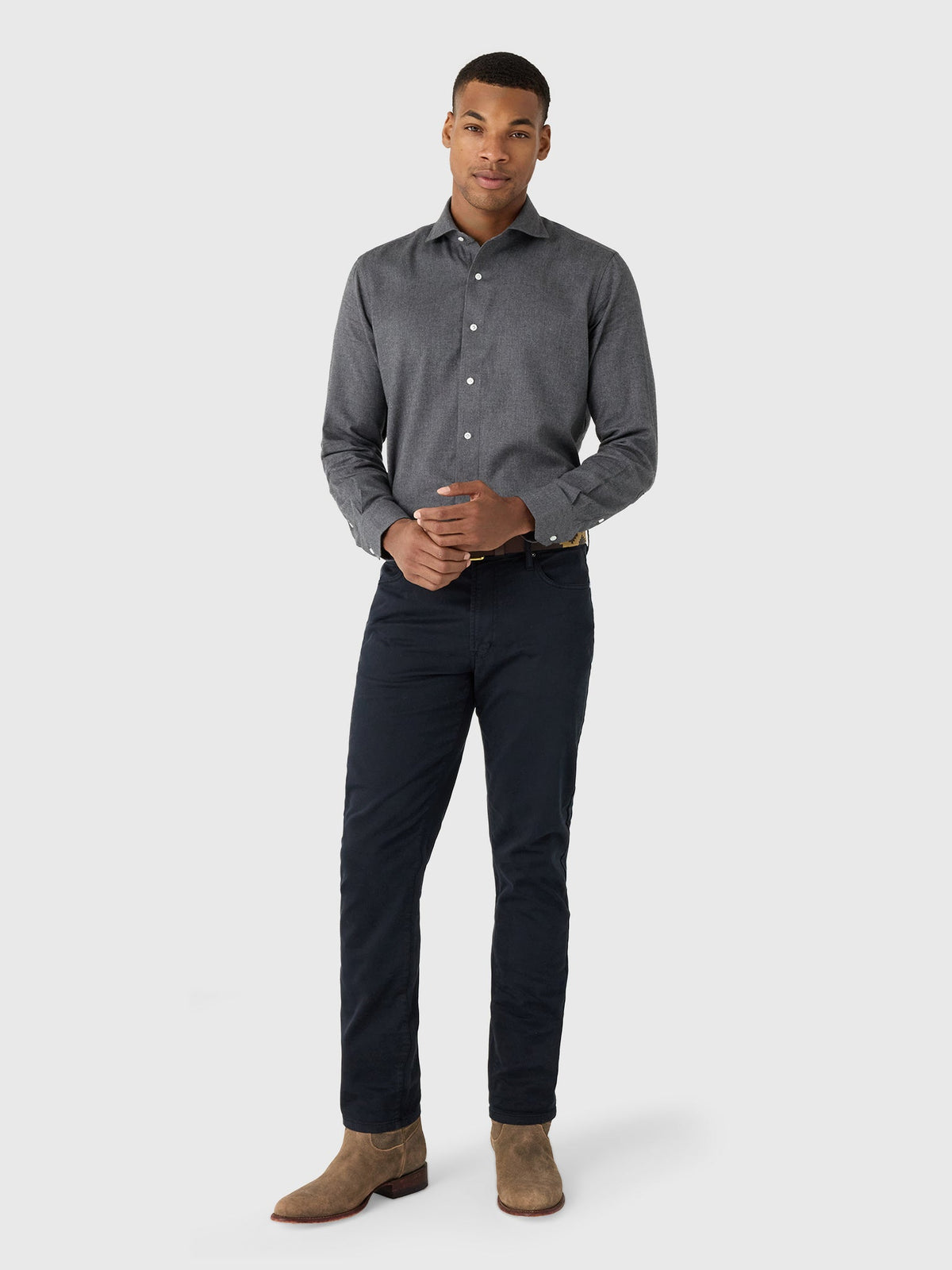 Peter Millar Crown Crafted Men's Brixen Italian Flannel Sport Shirt