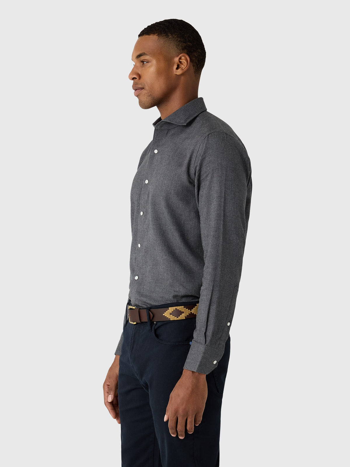 Peter Millar Crown Crafted Men's Brixen Italian Flannel Sport Shirt