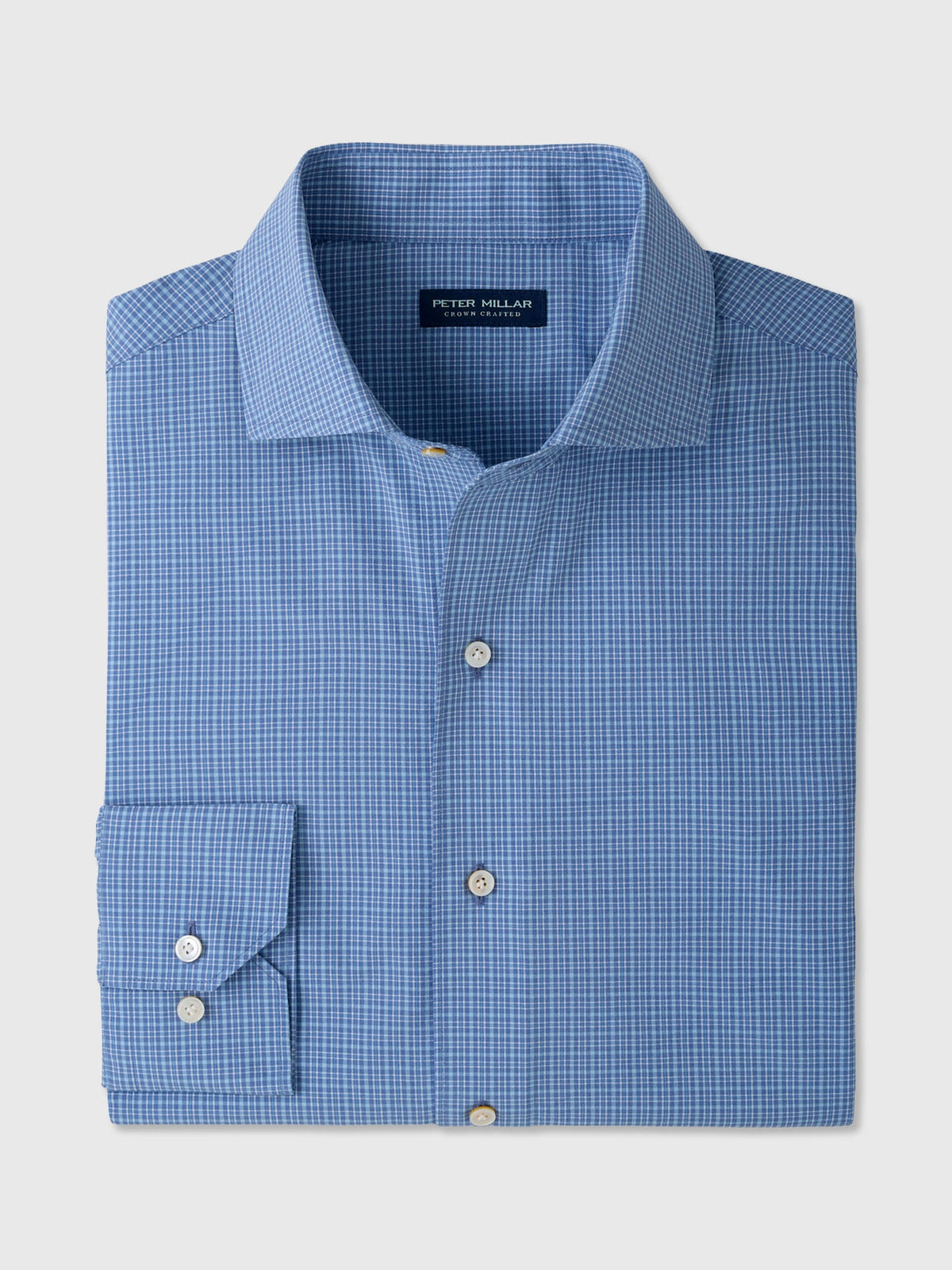 Peter Millar Crown Crafted Men's Archie Performance Poplin Sport Shirt